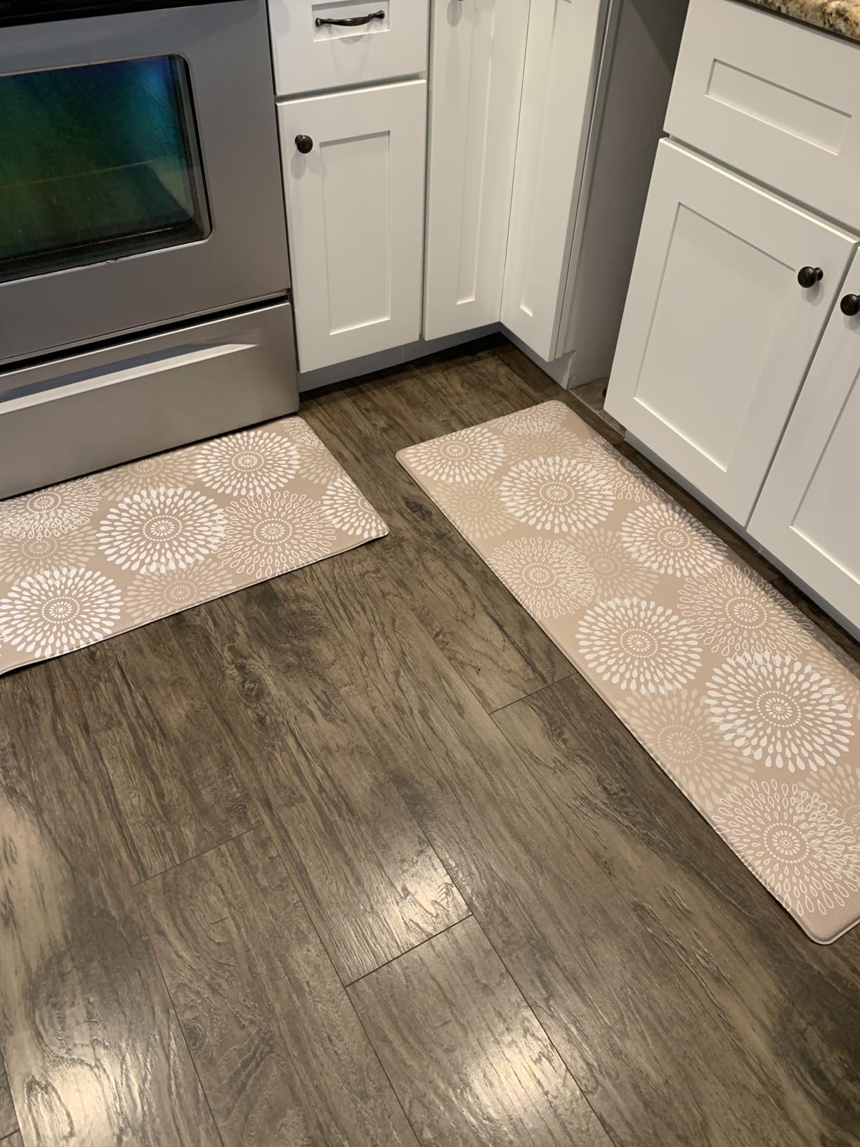 LuxStep Kitchen Mats for Floor, Cushioned Rug Anti-Fatigue for Kitchen Decor | Waterproof Non-Slip Kitchen Rugs Set of 2, Heavy Duty Ergonomic Comfort Mat for Kitchen Accessories, Office, Laundry customer photo 1