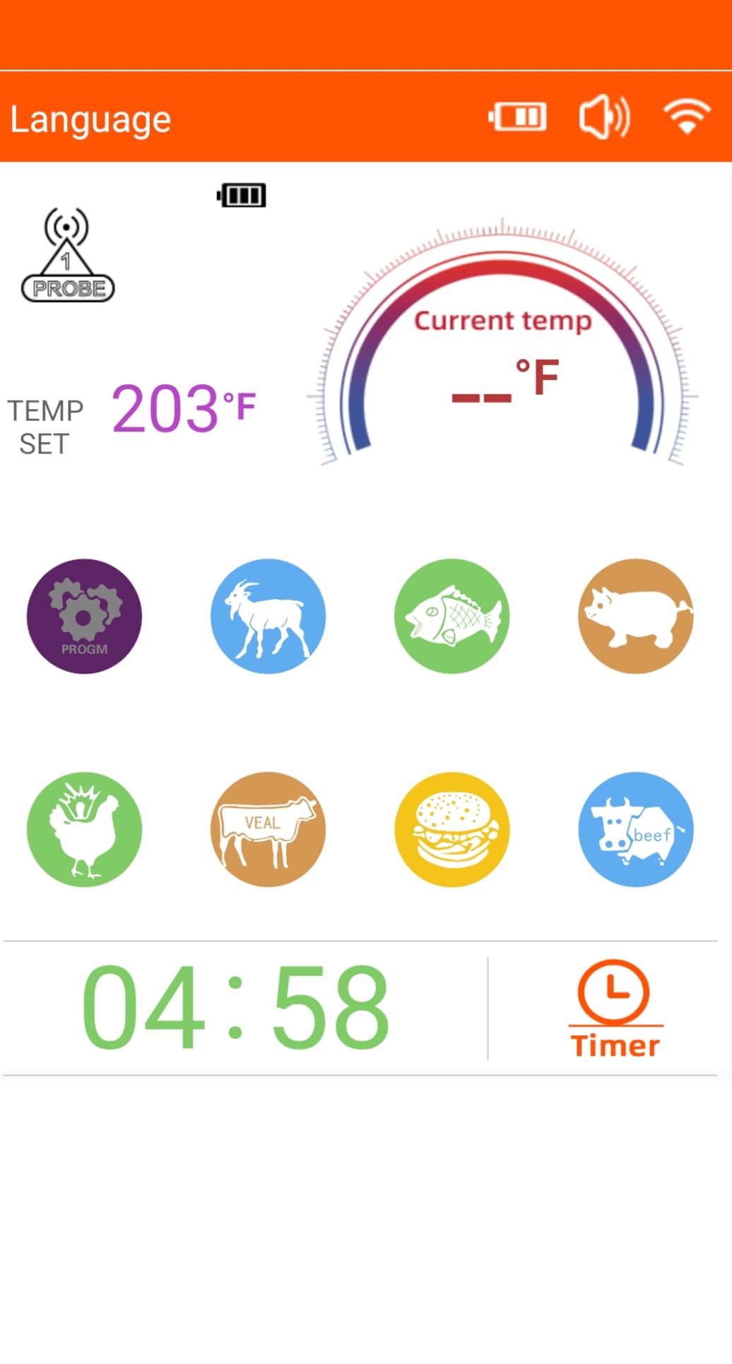 Wireless Meat Thermometer – Digital Cooking Thermometer with Wireless Probe – 500Ft Remote Range Food Thermometer – with iOS & Android Read App -Preprogrammed Temperatures for BBQ, Oven, Grill customer photo 2