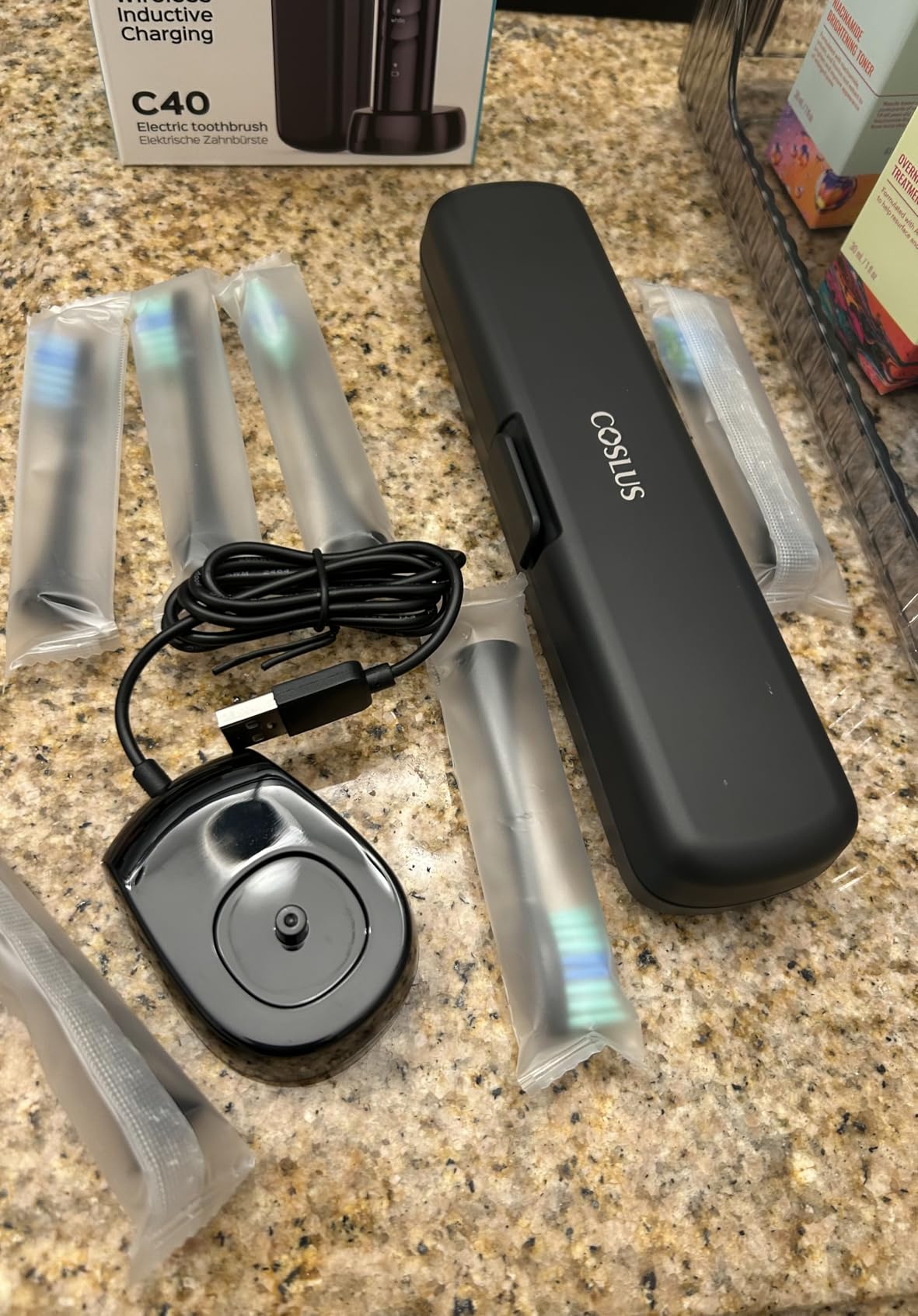 COSLUS C40 Sonic Electric Toothbrush for Adults, 47000VPM for Deep Cleaning customer photo 2