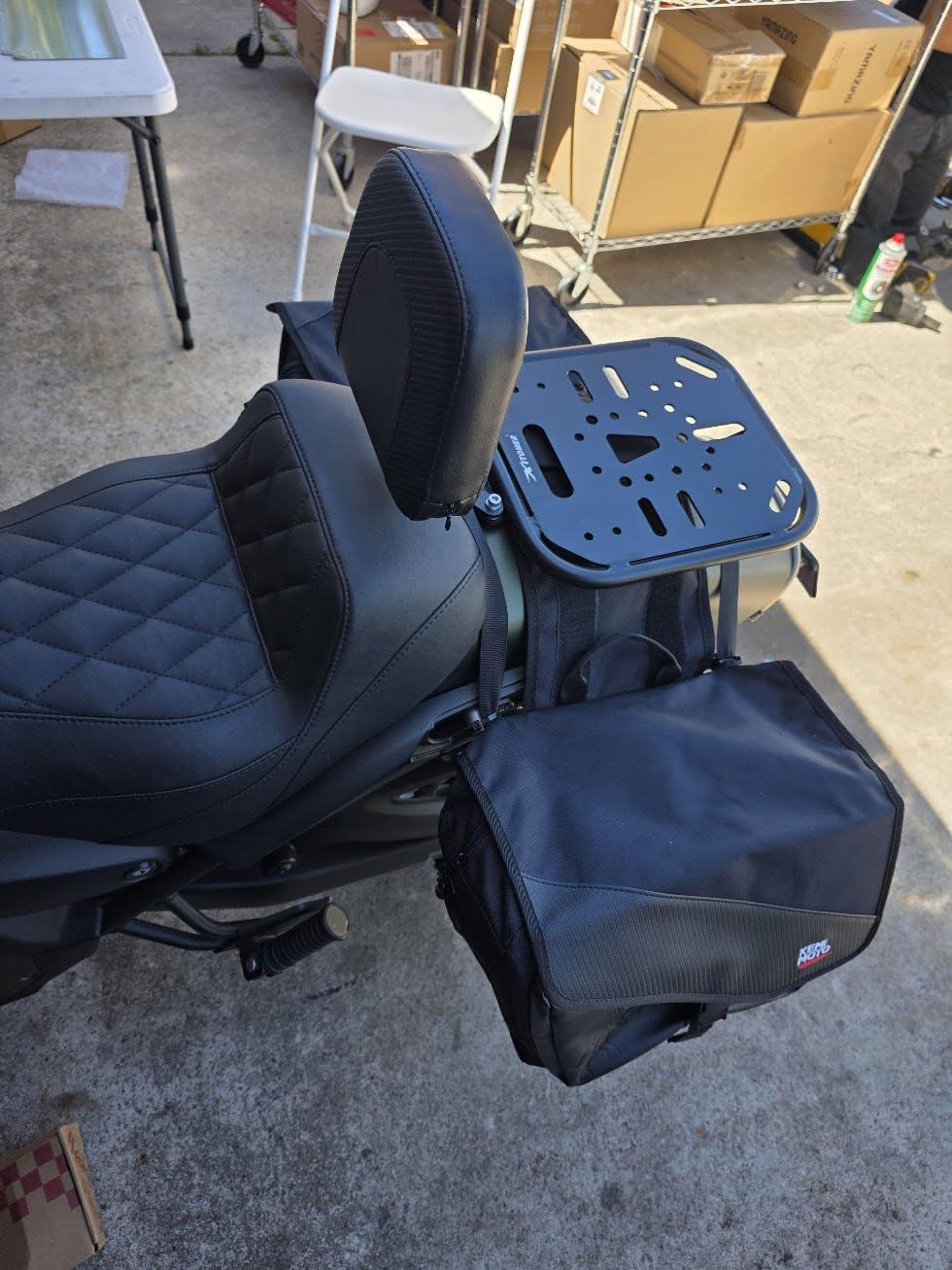 KEMIMOTO Motorcycle Saddlebags 40L(20Lx2) Large Capacity customer photo 2