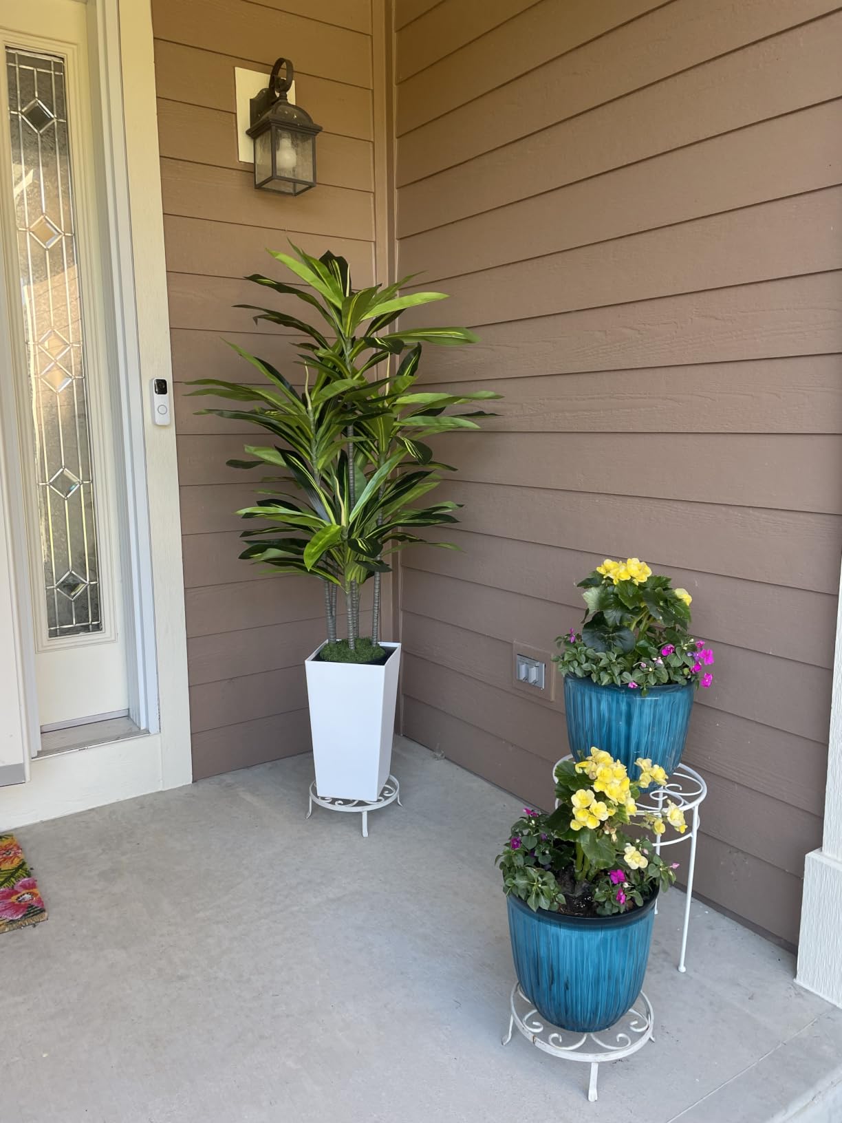 ASTIDY Artificial Plant 5FT Dracaena Fake Tree with Black Tall Planter customer photo 1