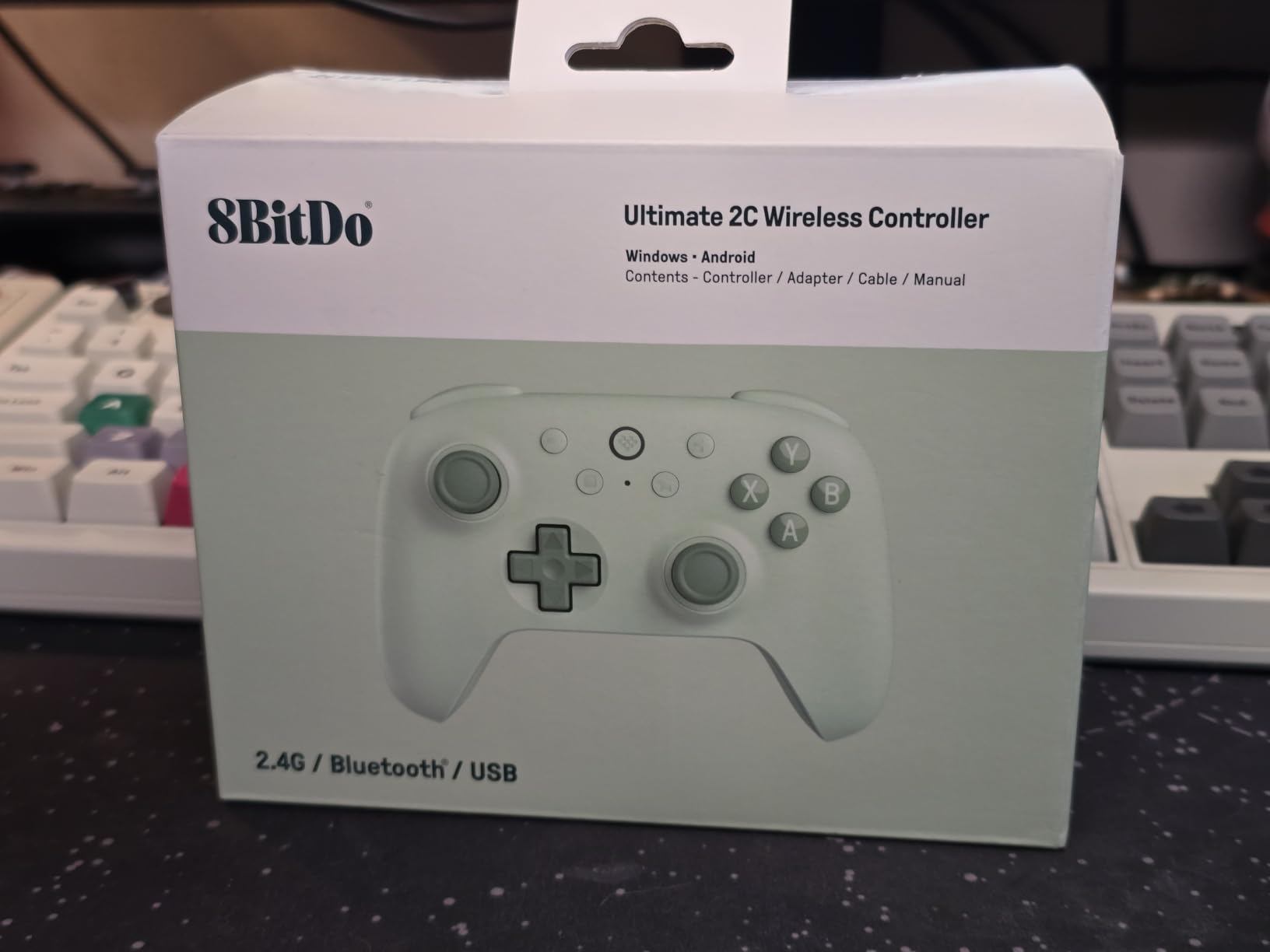 8Bitdo Ultimate 2C Wireless Controller for Windows PC and Android, with 1000 Hz Polling Rate, Hall Effect Joysticks and Triggers, and Remappable L4/R4 Bumpers (Mint) customer photo 1