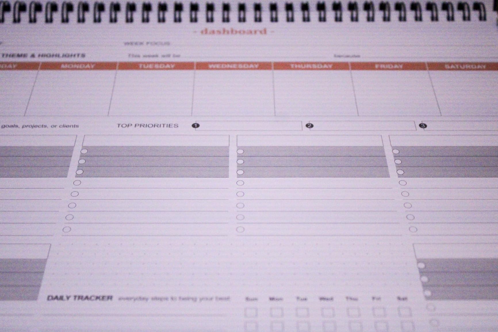 Weekly Productivity Planner - 8.5