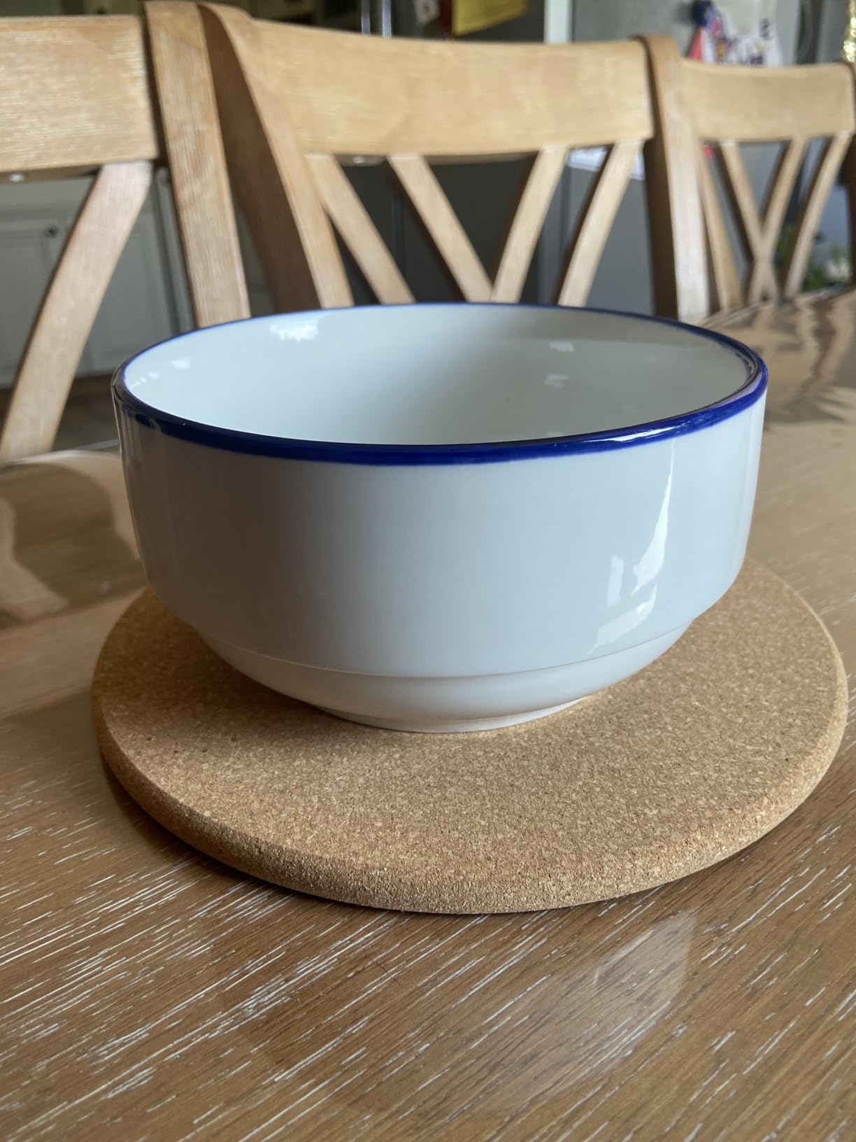 Cork Trivet, 4 Pack High Density Thick Cork Coasters Set for Hot Dishes, 8 Inch Heat Resistant Multifunctional Corks Trivets for Hot Dishes, Hot Pads for Kitchen, Table, Countertops customer photo 1