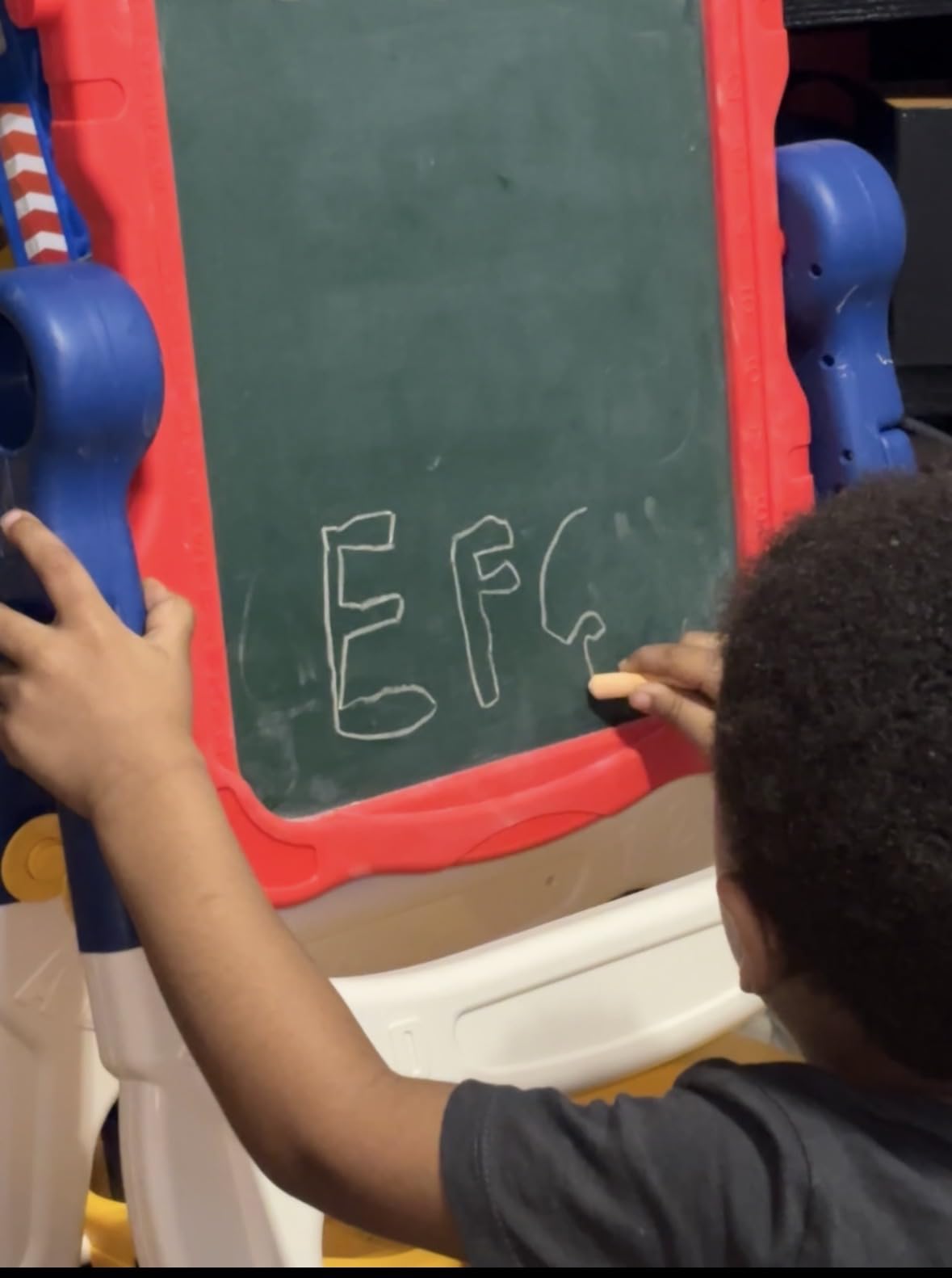 Kids Easel Toddlers Double-Sided Drawing Board Toys 3 4 Year Birthday Gifts customer photo 1