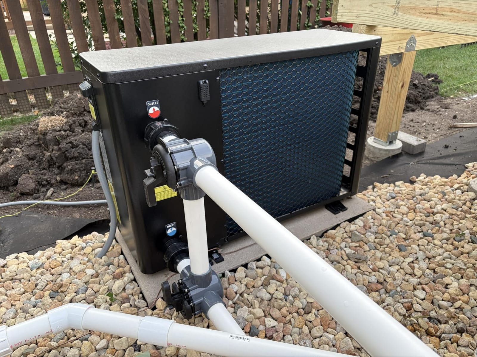 TURBRO 50,000 BTU Inverter Pool Heater, Up to 15,000 Gallons, 220-240 V | WiFi Enabled, 15.90 COP, IPX4-Waterproof, Electric Swimming Pool Heat Pump for in and Above-Ground Pools, Beluga B50V customer photo 1