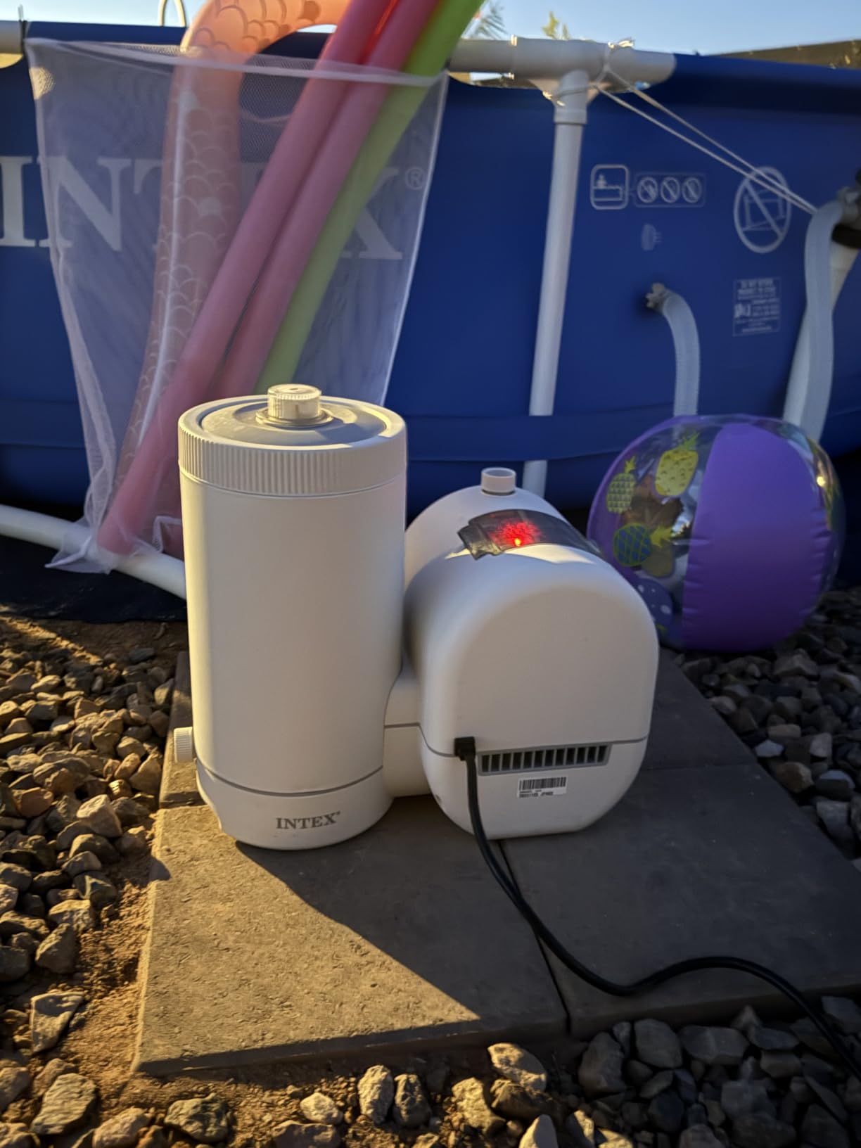 INTEX Krystal Clear 2,500 GPH Cartridge Filter Pump for Above Ground Pools customer photo 1