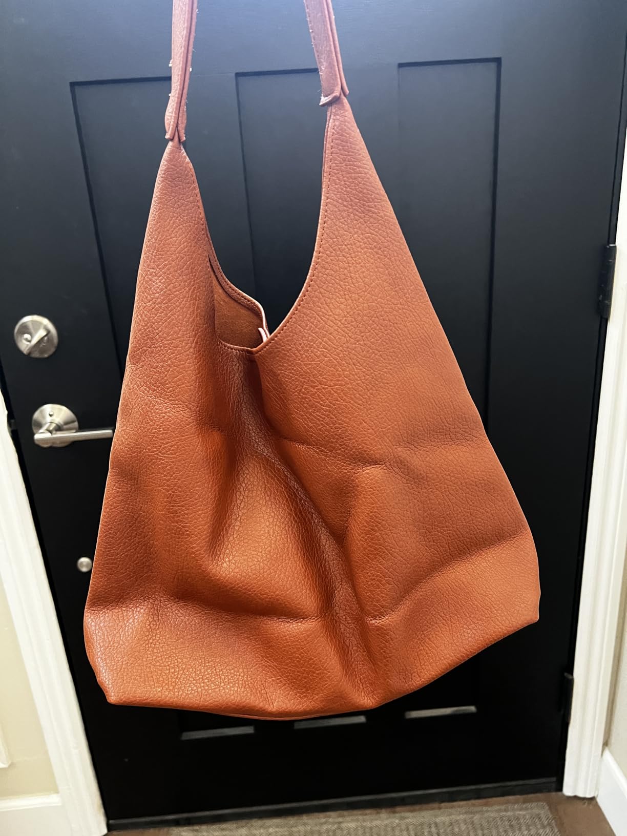 Hobo Bags for Women Soft Vegan Leather Shoulder Handbag Slouchy Tote Purses customer photo 1