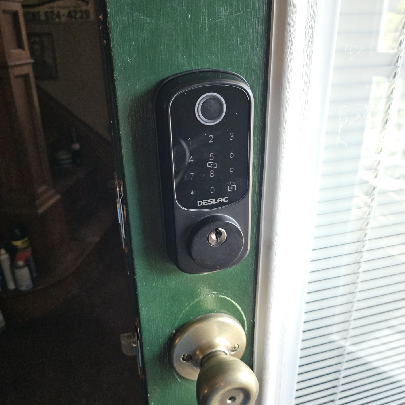 DESLOC B200 Fingerprint Smart Door Lock, Keyless Entry Deadbolt customer photo 1
