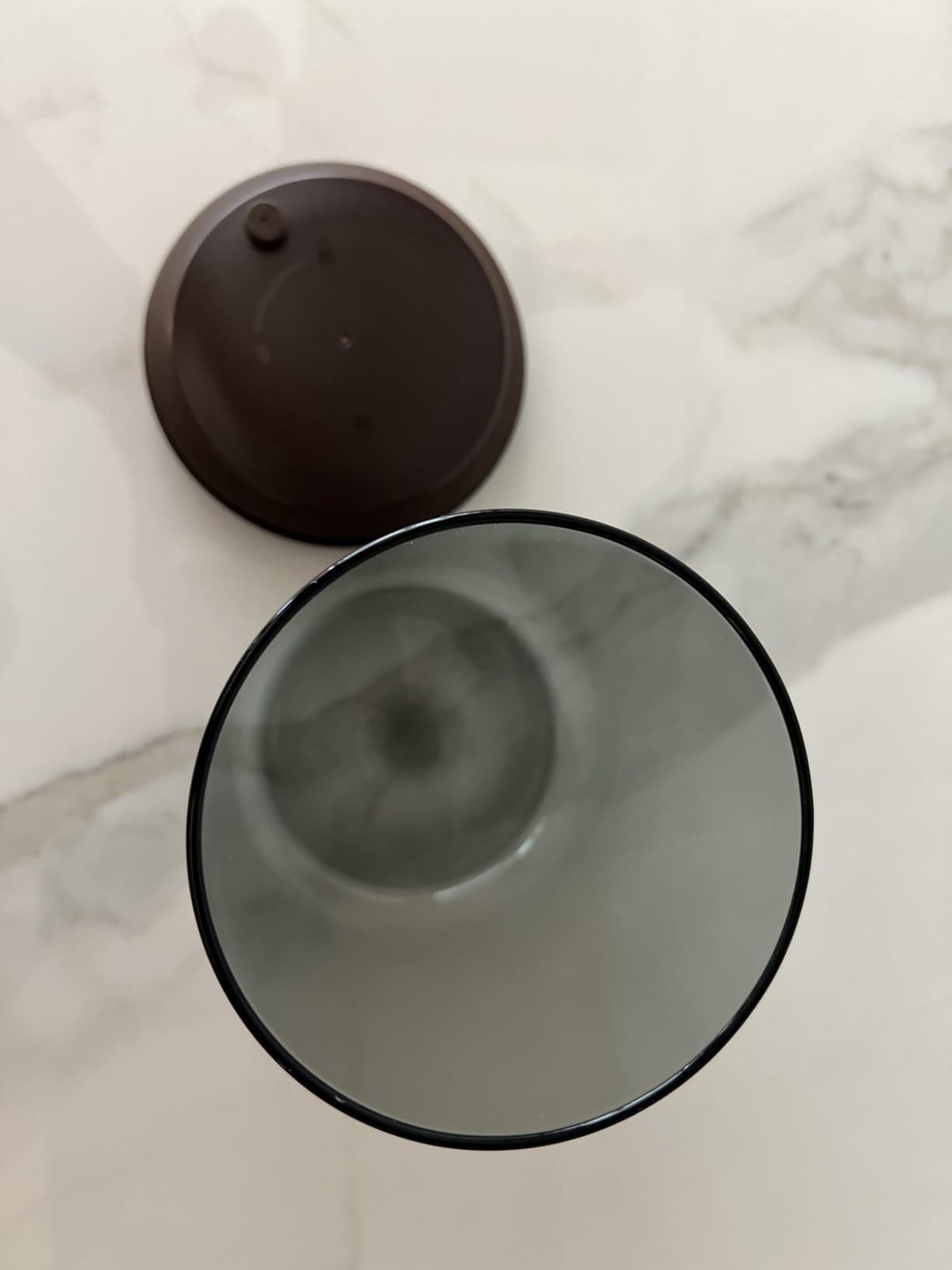 Glass Coffee Bean Canister, 10oz Airtight Coffee Container with Pop Top Lid customer photo 2