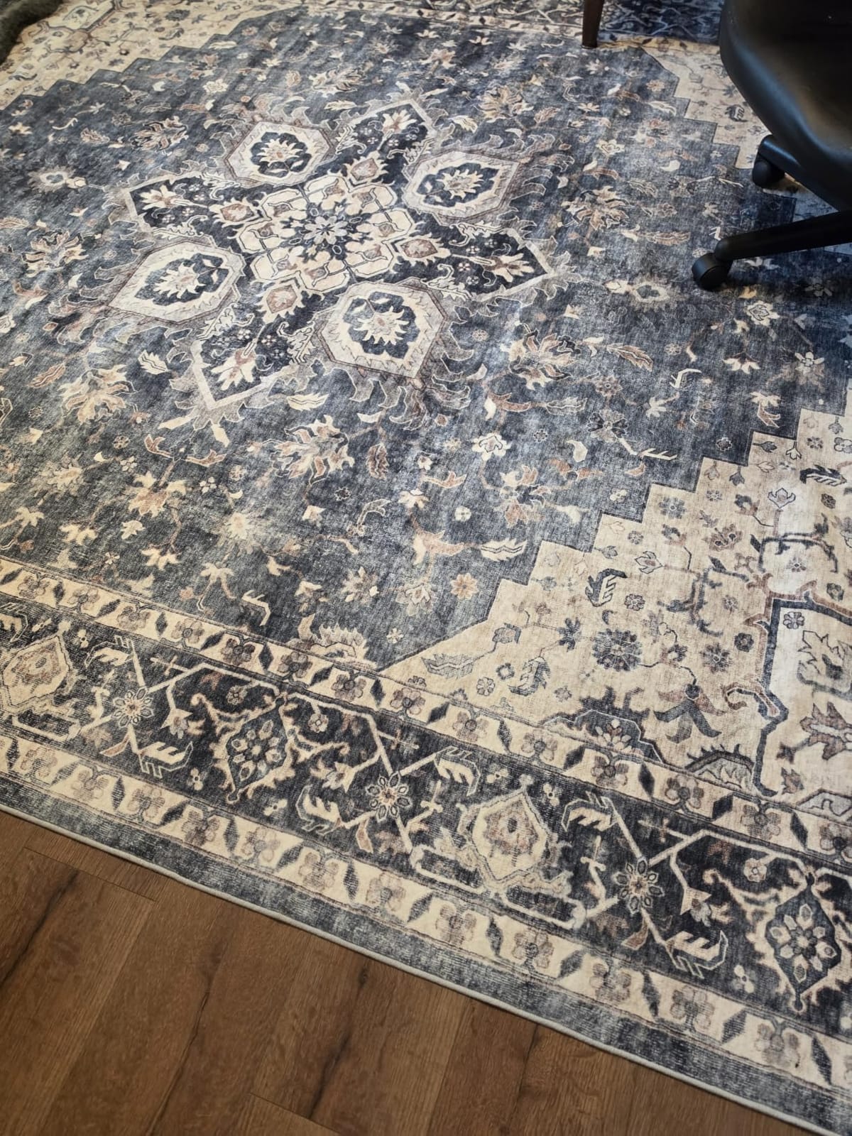 Amada 8x10 Area Rugs for Living Room, Washable Area Rug, Blue customer photo 1