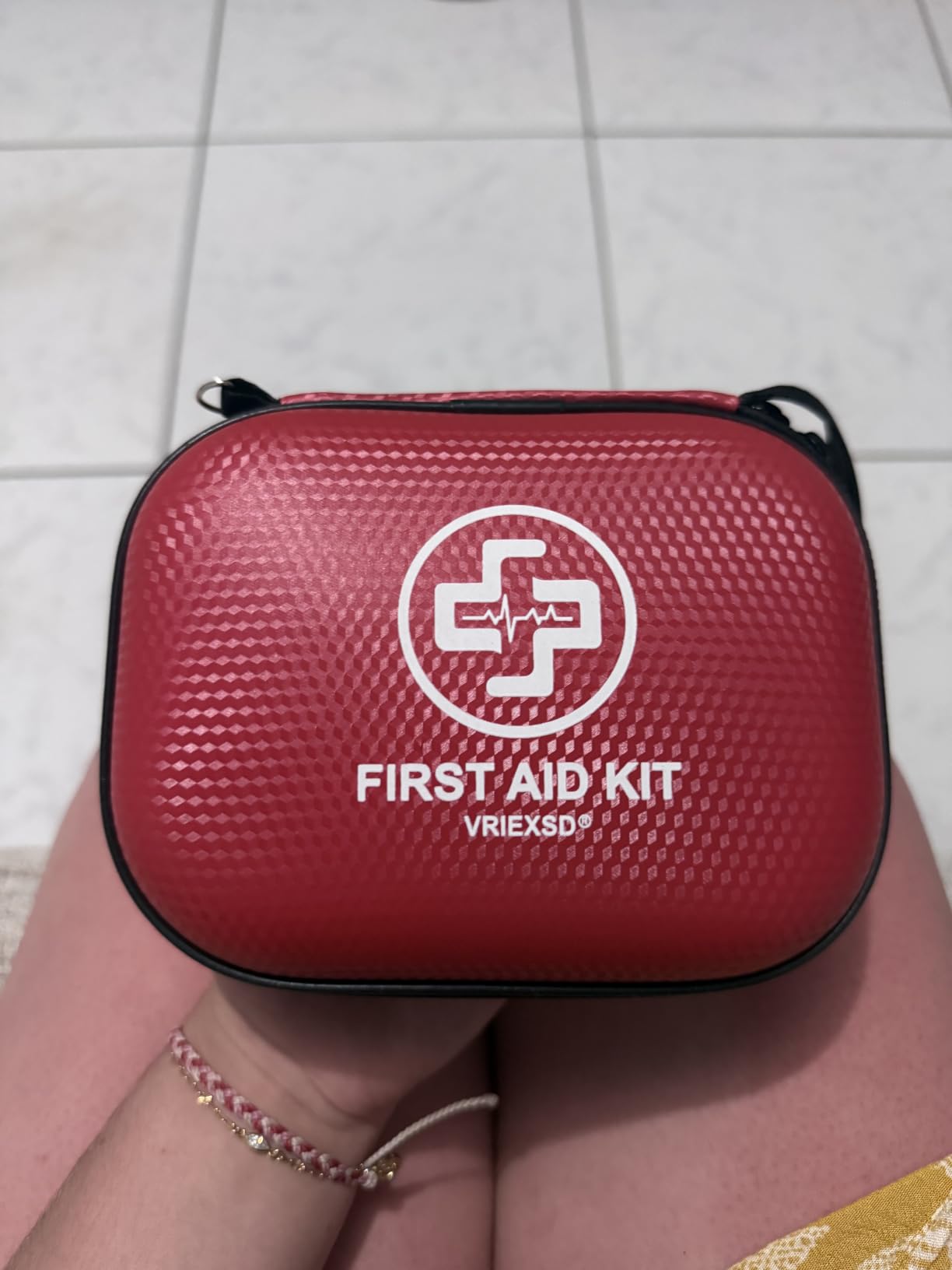 Mini First Aid Kit - 150 Piece Small Waterproof EVA Hard Shell Case customer photo 2