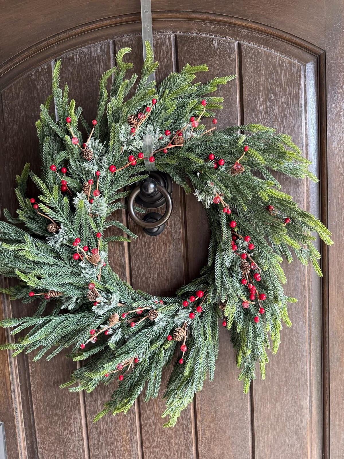 Artgar 26 Inch Pine Wreath - Christmas Wreaths for Front Door customer photo 1