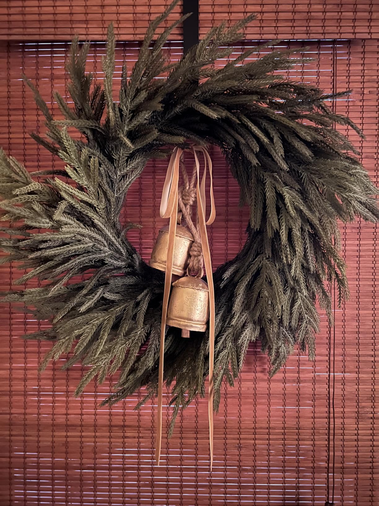 Artgar 26 Inch Pine Wreath - Christmas Wreaths for Front Door customer photo 2