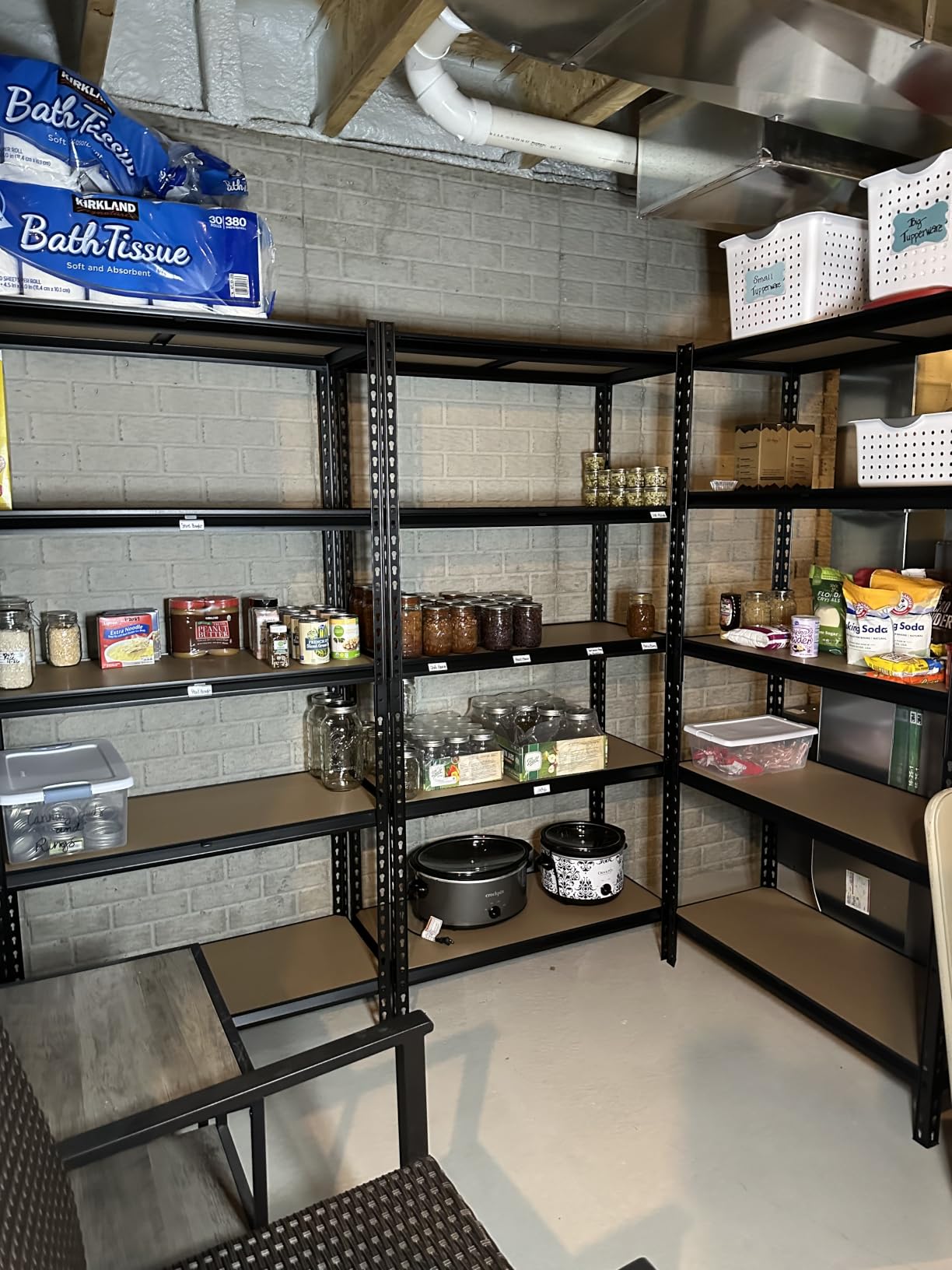 REIBII 2400LBS Garage Shelving,36