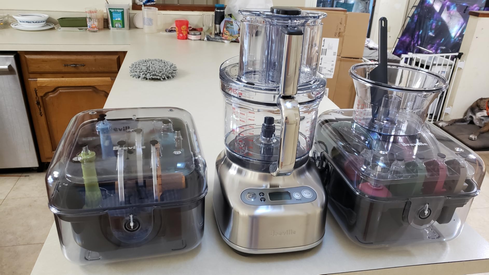 Breville BFP838 Paradice 16 Processor and Dicer, Brushed Stainless Steel | Slice, shred and dice veggies faster with a large one-step dicing kit designed for effortless meal prep | 16 cup capacity customer photo 1