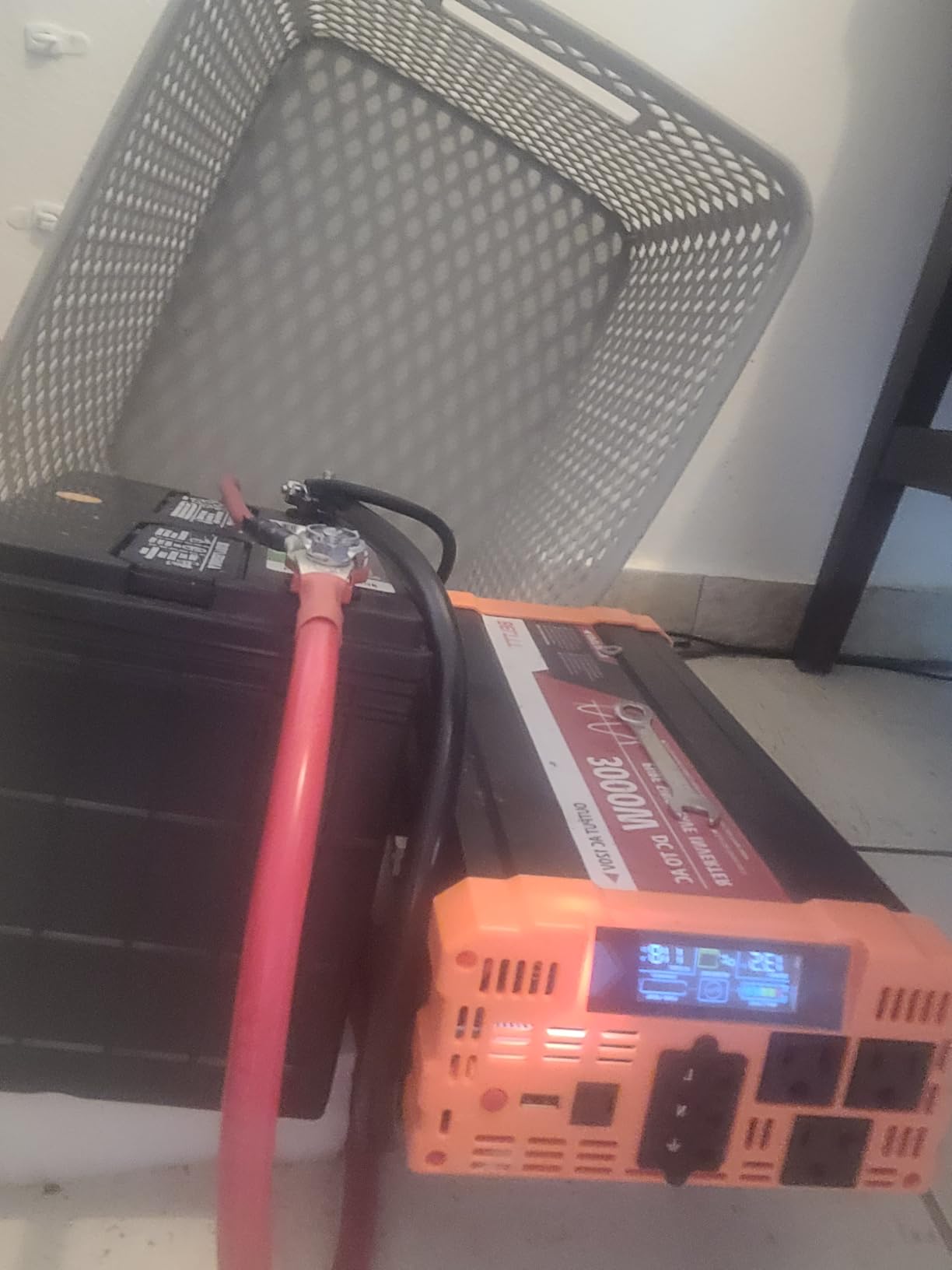 BELTTT 3000W Pure Sine Wave Inverter 12V DC to 120V AC, 6000W Peak customer photo 2