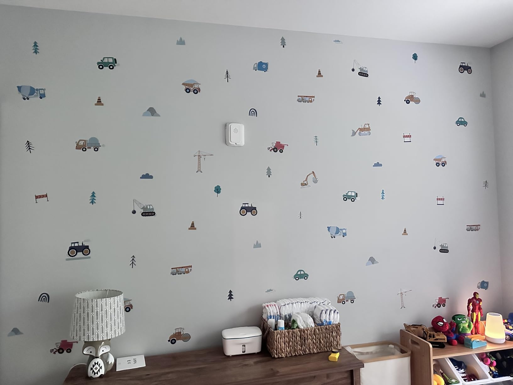 Watercolor Dinosaur Wall Decals, 28 Pcs Peel and Stick Dino Decor customer photo 2