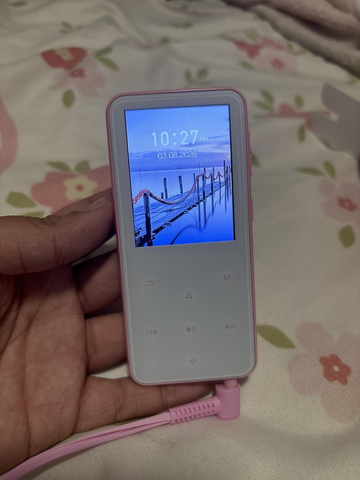 AGPTEK 64GB MP3 Player with Bluetooth, M3 2.4'' Player with Speaker customer photo 2