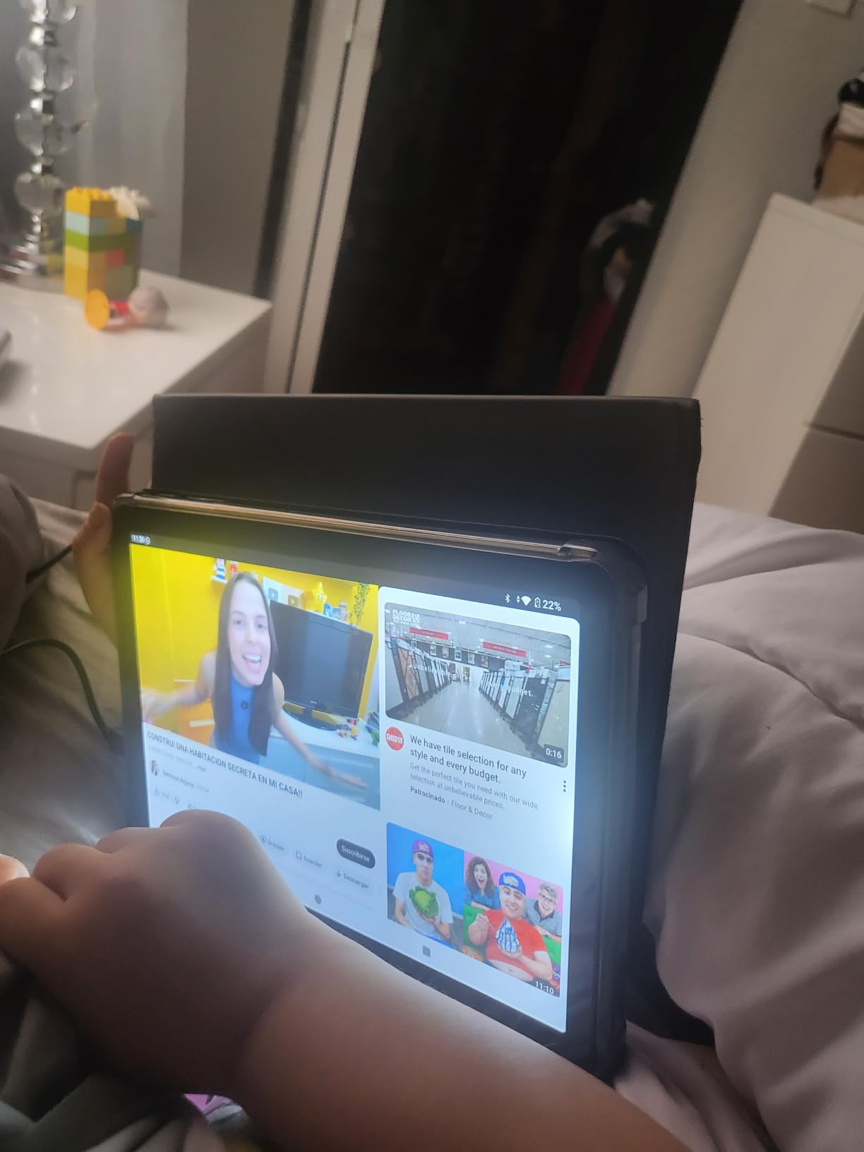 TUOHAITIME Android 16 Tablet,10 inch Tablets, Octa Core CPU, Blue customer photo 1