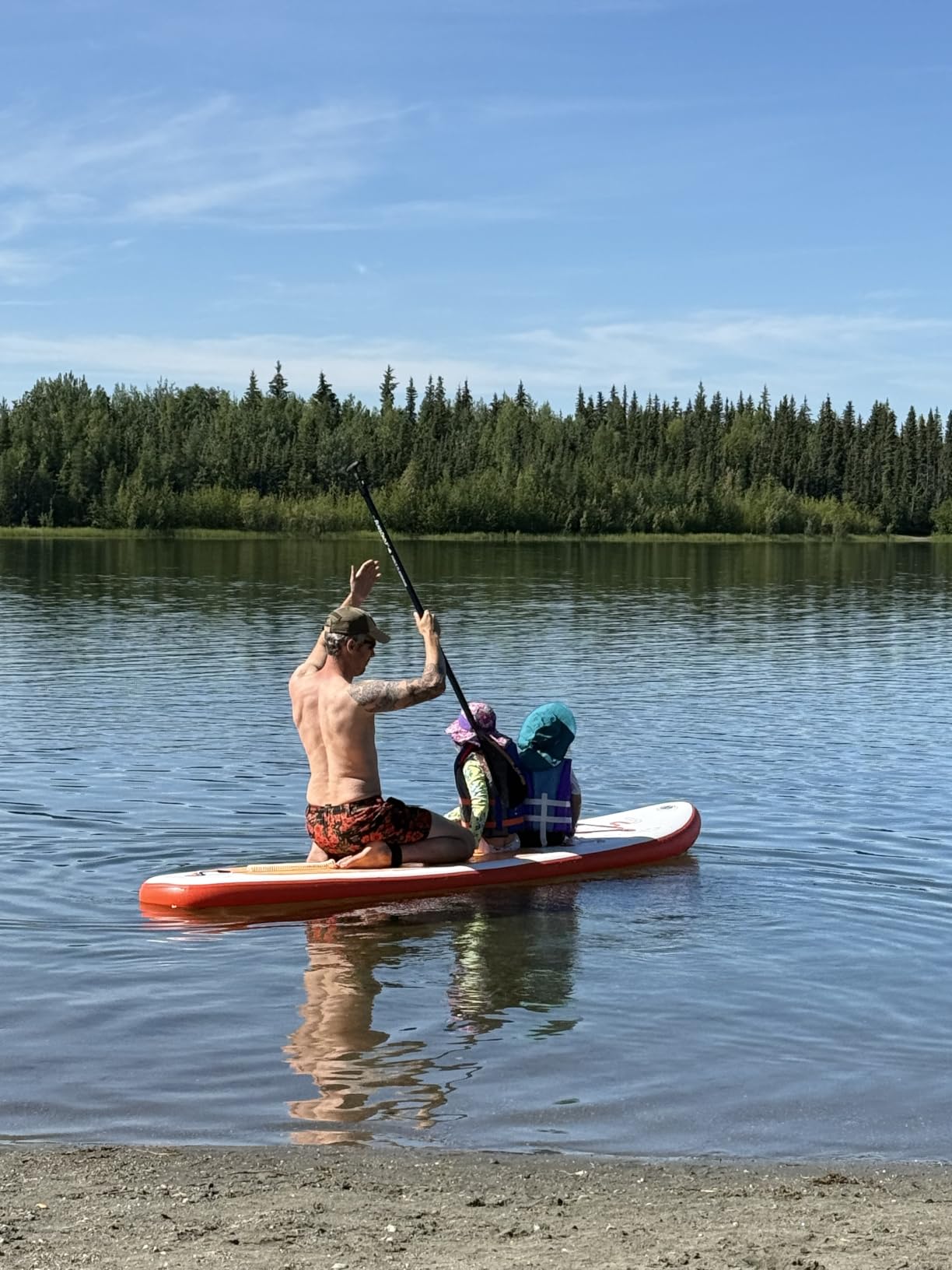 FunWater Inflatable Stand Up Paddle Board with Beginners SUP Accessories | 10'6'' SUP,Anti-Slip EVA Deck,Versatile Yoga/Big Fin Inflatable Paddle Boards for Adults & Youth of All Skill Levels customer photo 2