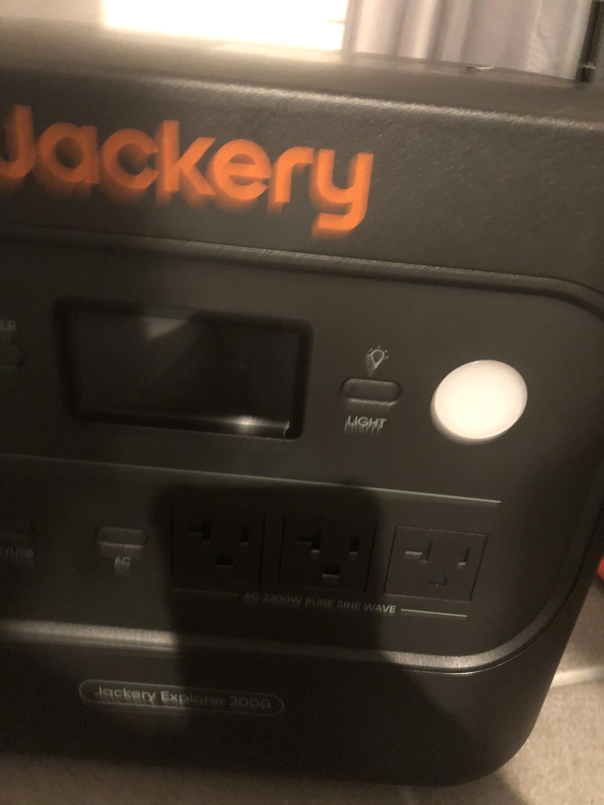 Jackery Explorer 2000 v2 and 2x200W Solar Panels, 2042Wh, 2200W AC Output customer photo 1
