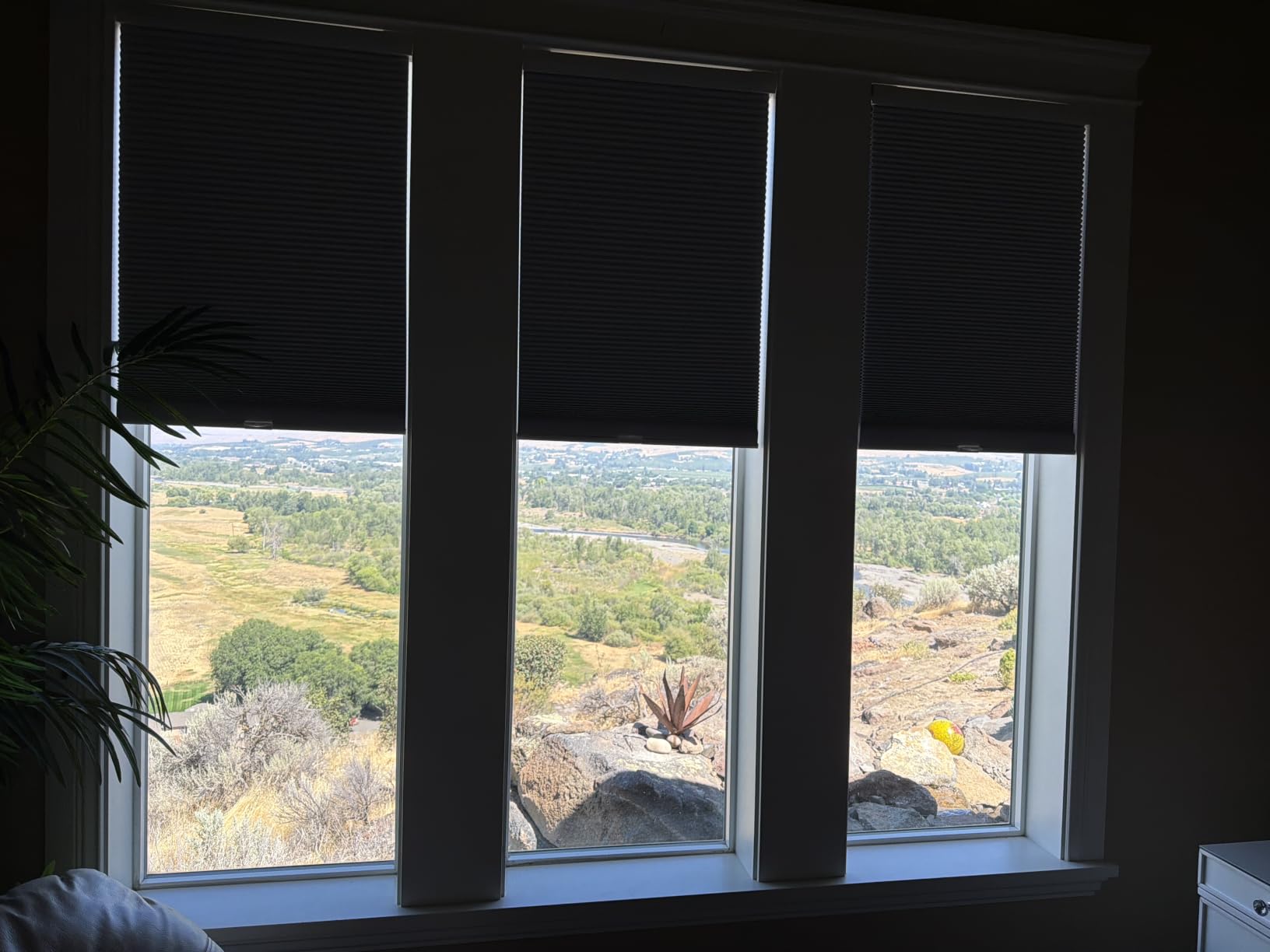 No Drill No Tools Blackout Cellular Shades, White, Custom Size | No Tools Honeycomb Blinds for Indoor Windows. Easy to Install, Thermal Insulation Noise Reduction for Bedroom Home Office customer photo 2