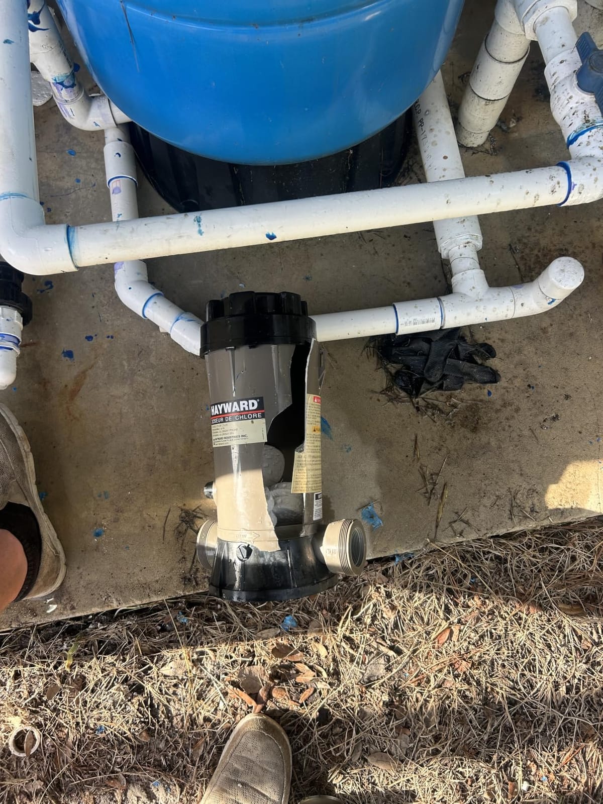 Hayward CL200EF in-Line Automatic Chlorine Feeder, Offline Pool Chlorinator and Chlorine Dispenser, Up to 9 lb Capacity, for In-Ground Swimming Pools customer photo 2