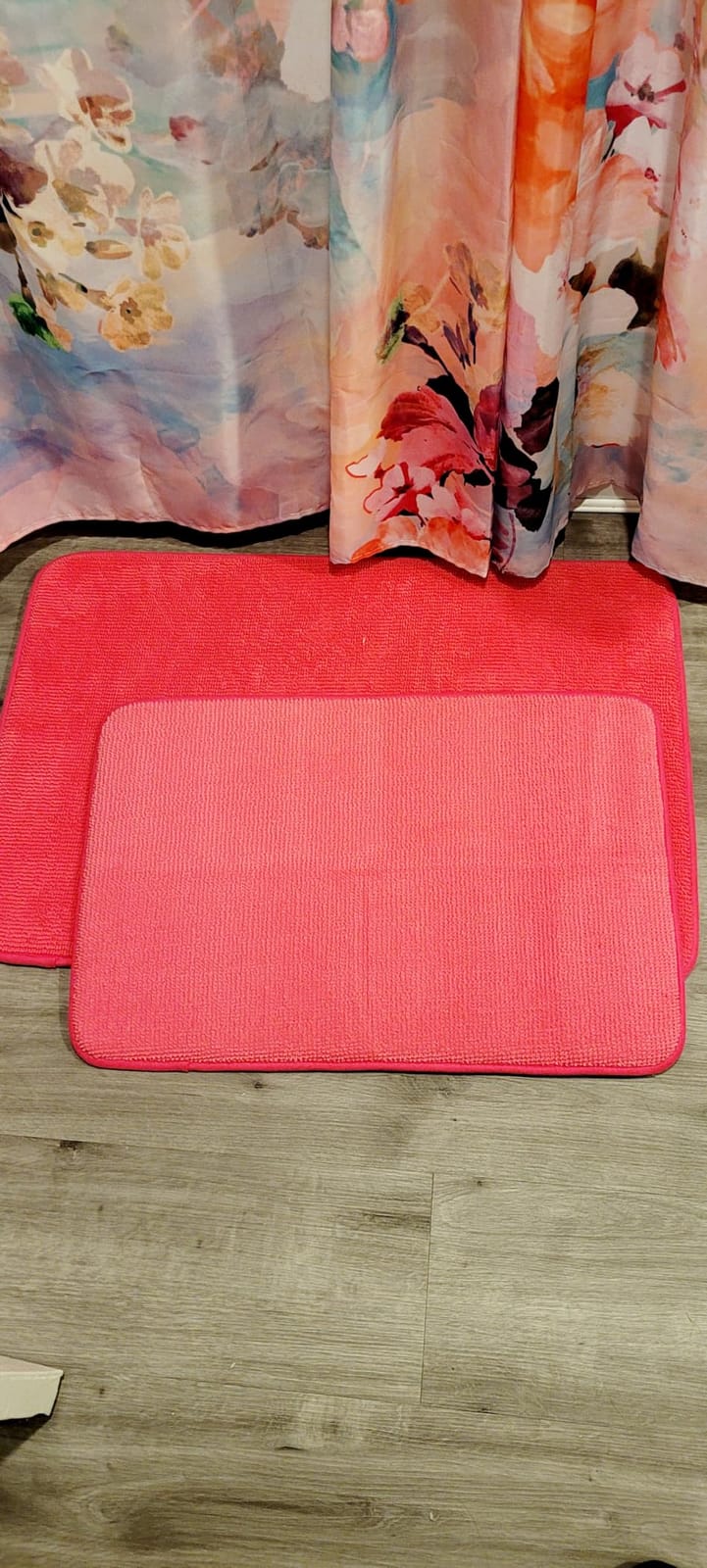 OLANLY Thick Memory Foam Bathroom Rugs 30x20, Soft Absorbent Bath Mat, Grey customer photo 2