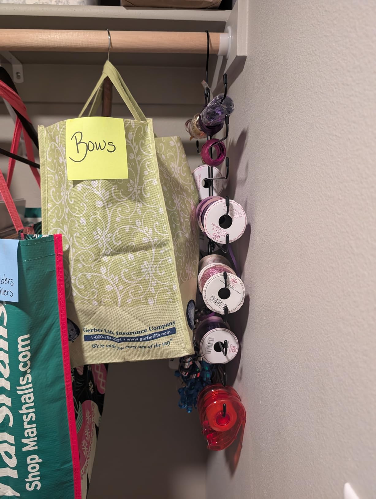 ZEDODIER Scarf Hanger, Scarf Organizer for Closet, Holds 20 Scarves customer photo 2