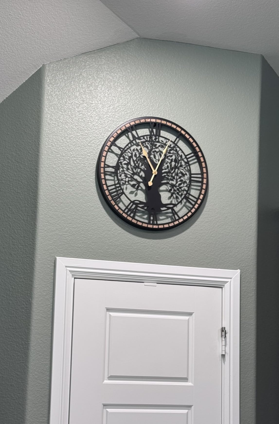 Micasso Large Wall Clock Decorative: 24 Inch Tree of Life Battery Operated customer photo 1