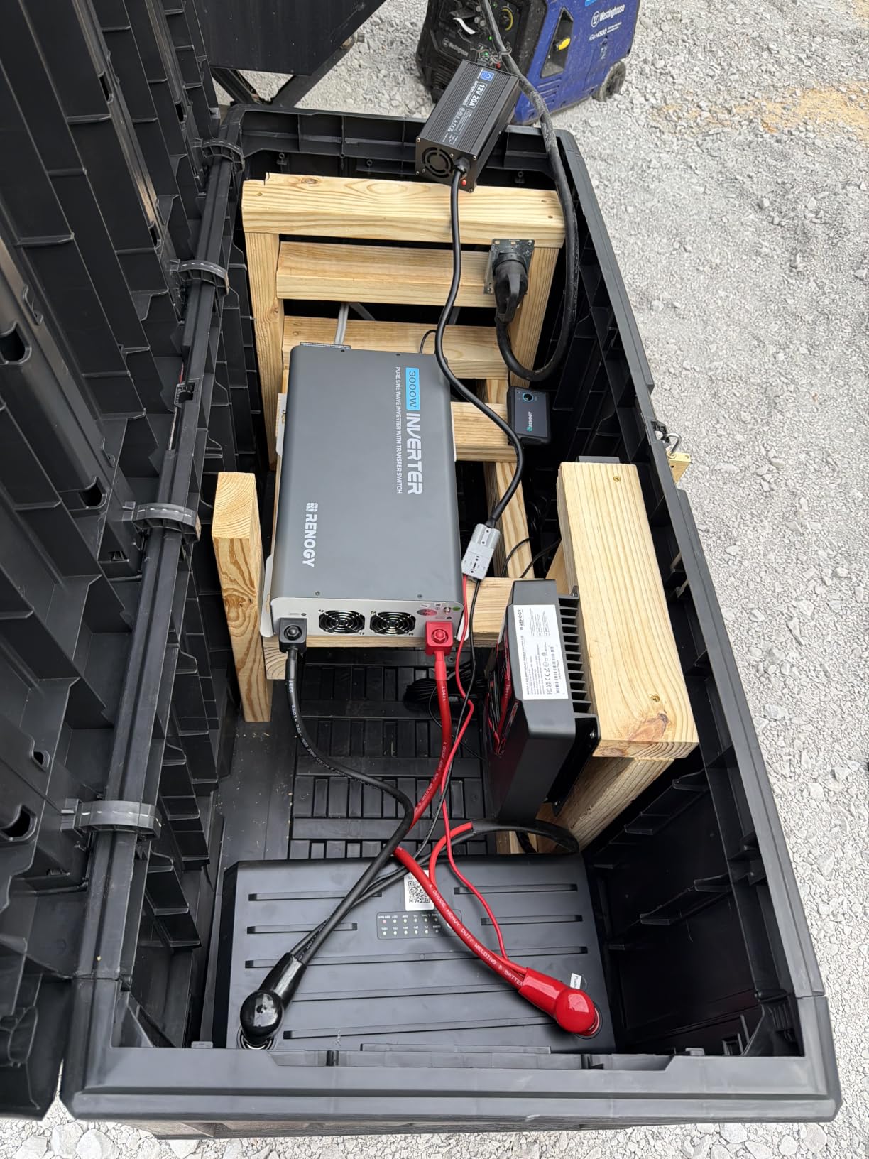 Renogy Inverter PUH, 3000W Pure Sine Wave Power Inverter with UPS Transfer Switch & Bluetooth, 12V DC to 120V AC Converter for RV, Truck, Home,Camping - 6000W Surge Power, Remote Monitoring customer photo 2