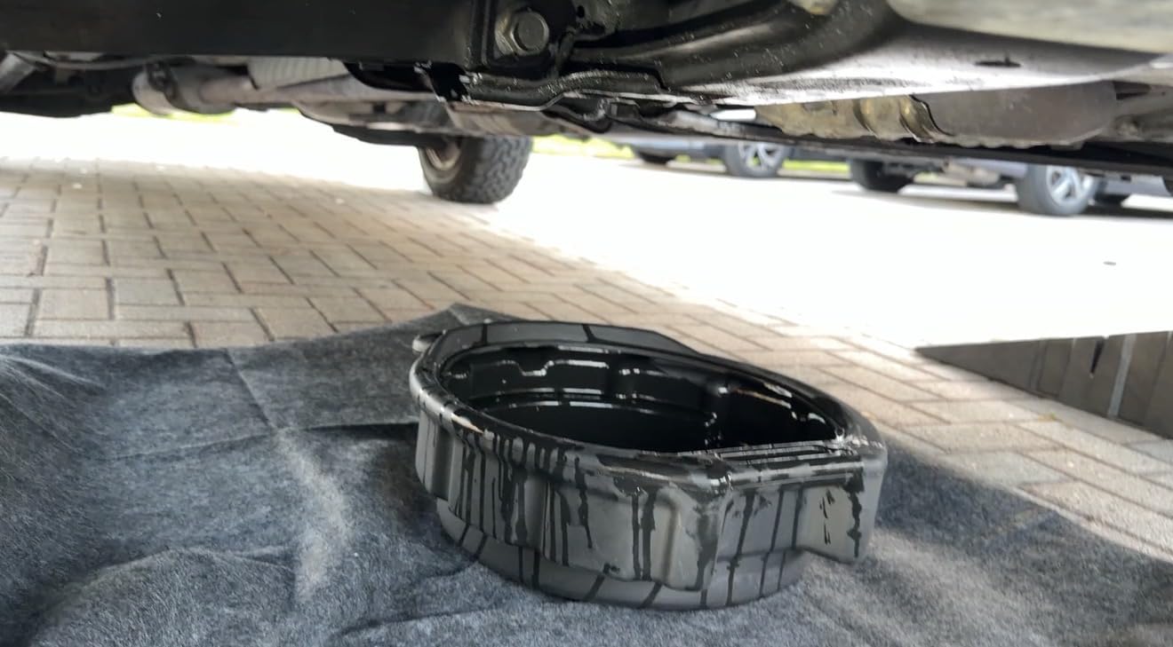 17 x 7.6FT Extra Large Garage Floor Mat, Oil Leaks Absorbent Oil Spill Mat customer photo 2