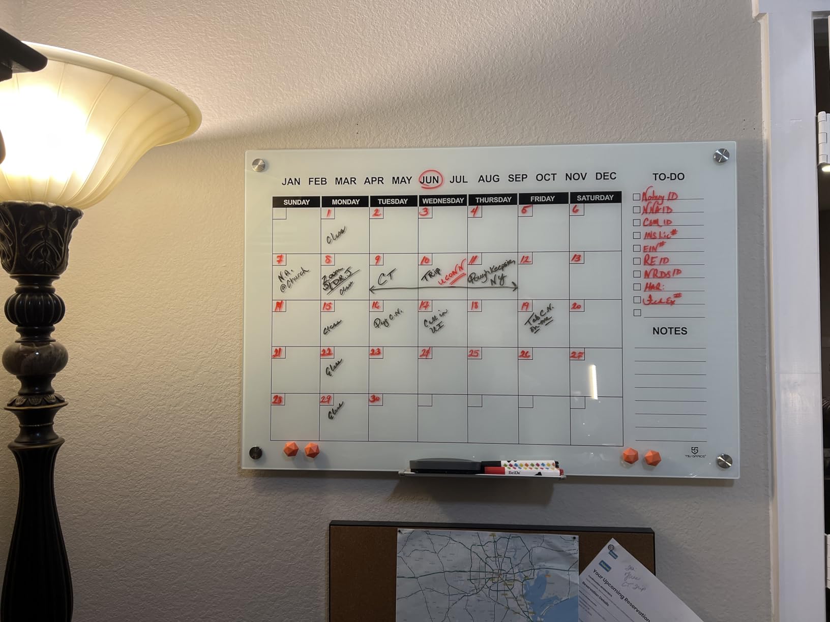 TSJ OFFICE White Board for Wall - 48