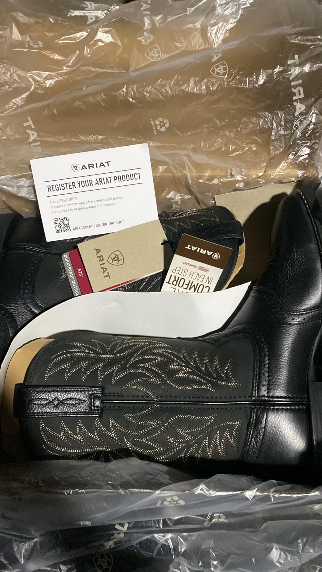 Ariat Men's Sport Western Wide Square Toe Cowboy Boot customer photo 2