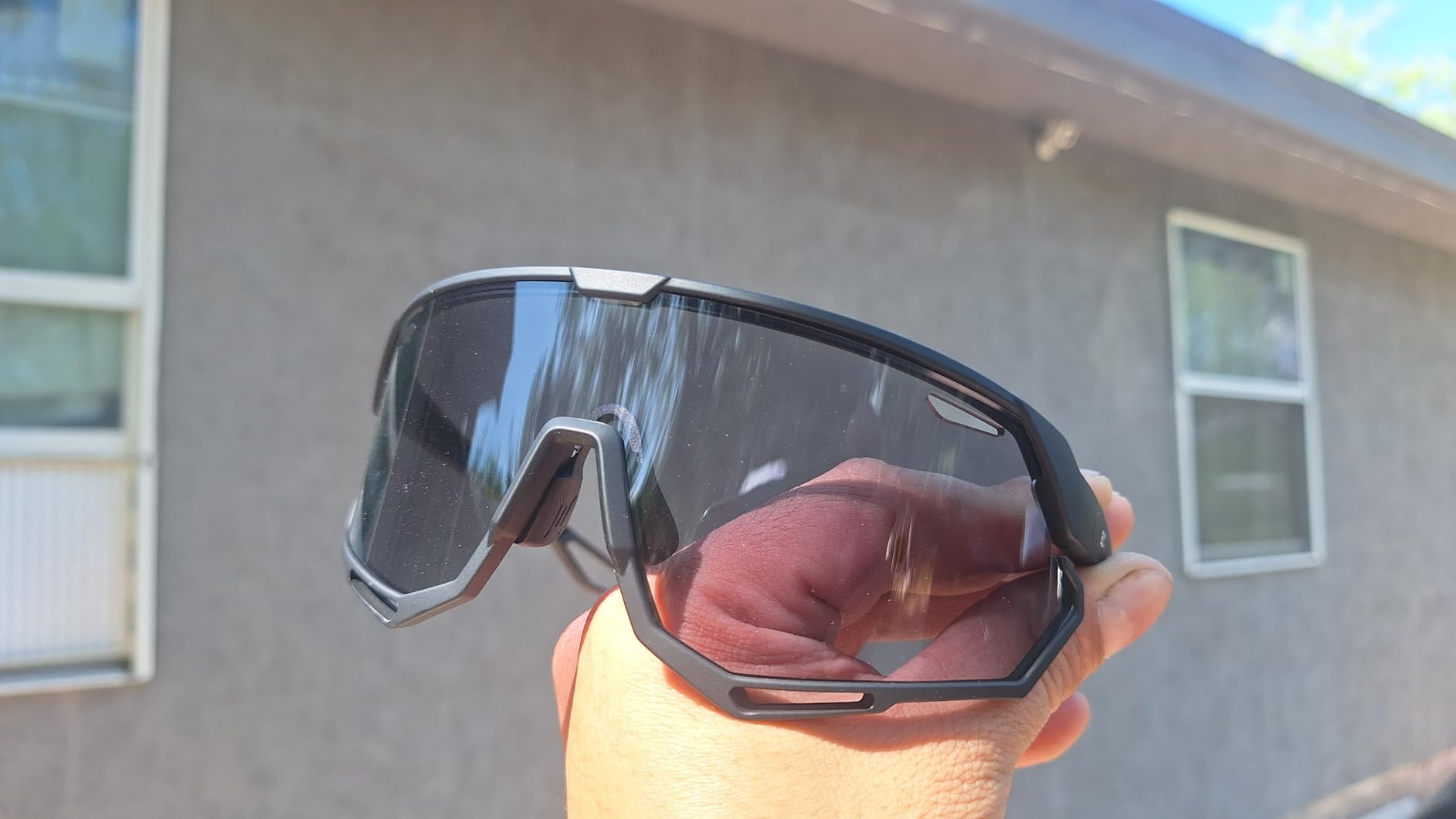 BIRCEN Photochromic Cycling Glasses for Men Women: UV400 Baseball Sunglasses, Sports Sunglasses for Running MTB Golf customer photo 1