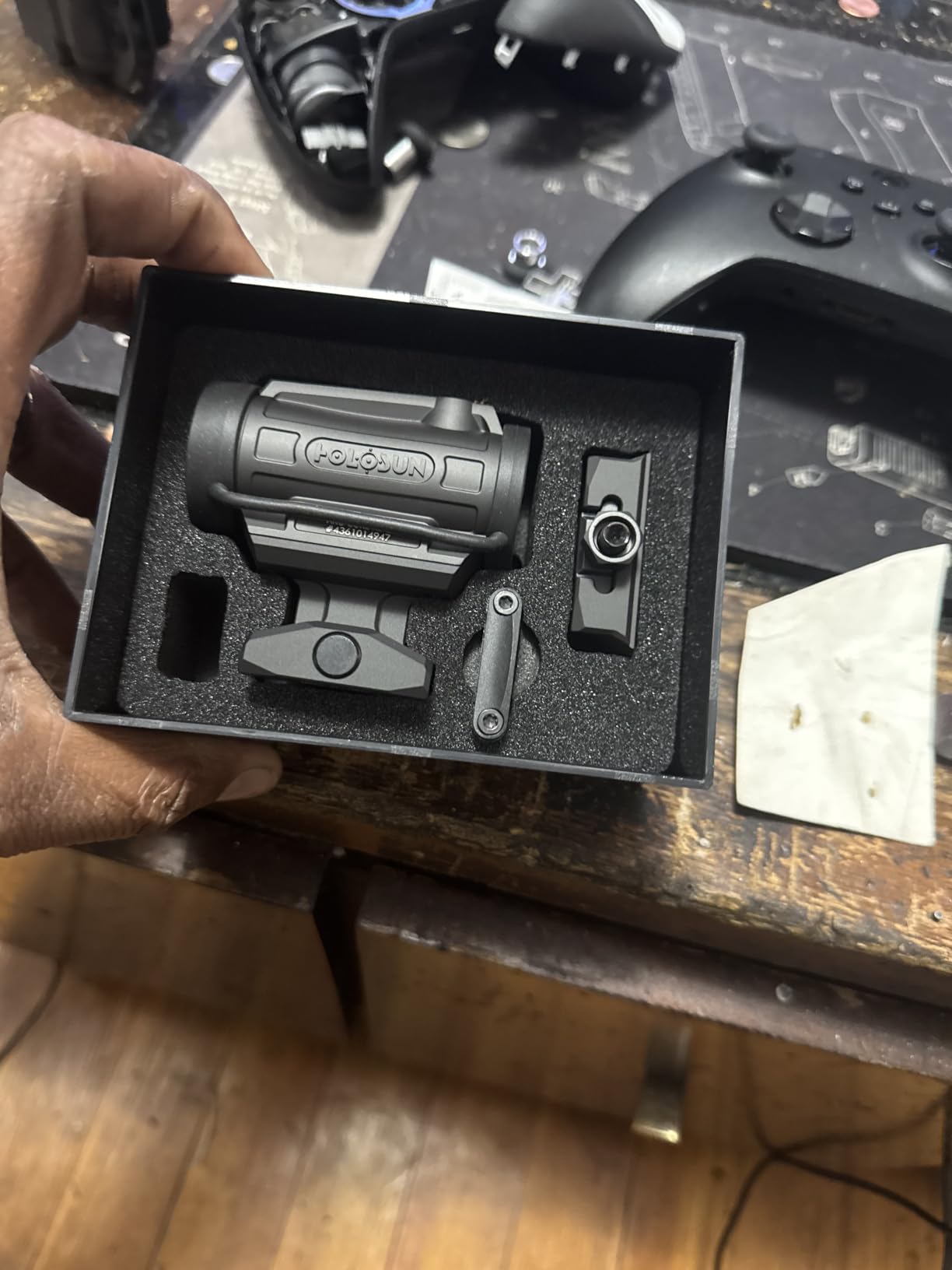 Holosun ARO-CORE Series, 2 MOA or 2 MOA/Multi-Reticle Options with Shake Awake, 22mm Optical Window, 12 Brightness Settings, Co-Witness & Low Mounts, (Red, Green, Gold Reticle Options) customer photo 1