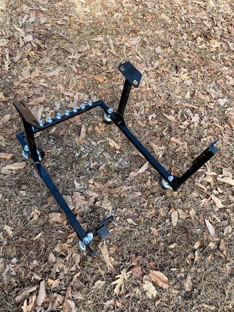 Engine Cradle Stand with Wheels Compatible with Chevy SBC BBC, 750 LBS customer photo 1