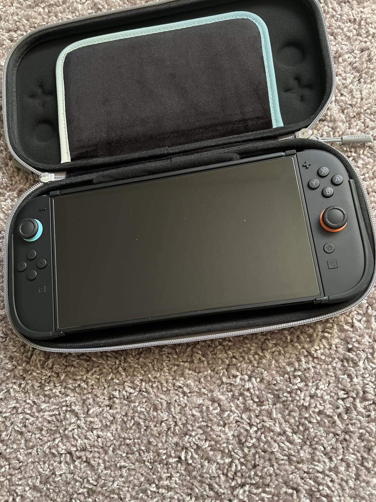 tomtoc Slim Carring Case for Nintendo Switch 2, Military Grade Protection | Odorless Felt Protective Hard Shell with 12 Game Card Slots, Portable Travel Storage Bag with Original Patent, Soft Interior customer photo 2
