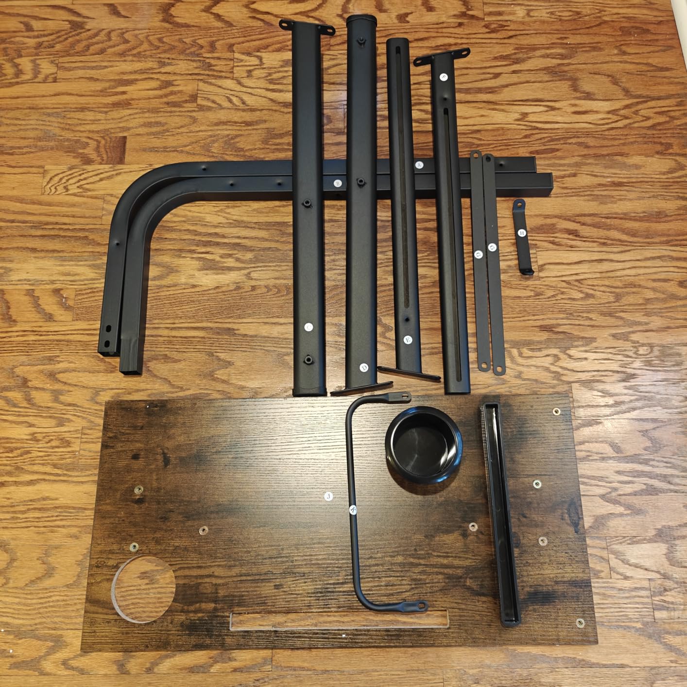 VTORY Adjustable Height Standing Desk for Walking Pad Treadmill,for Cycling customer photo 1