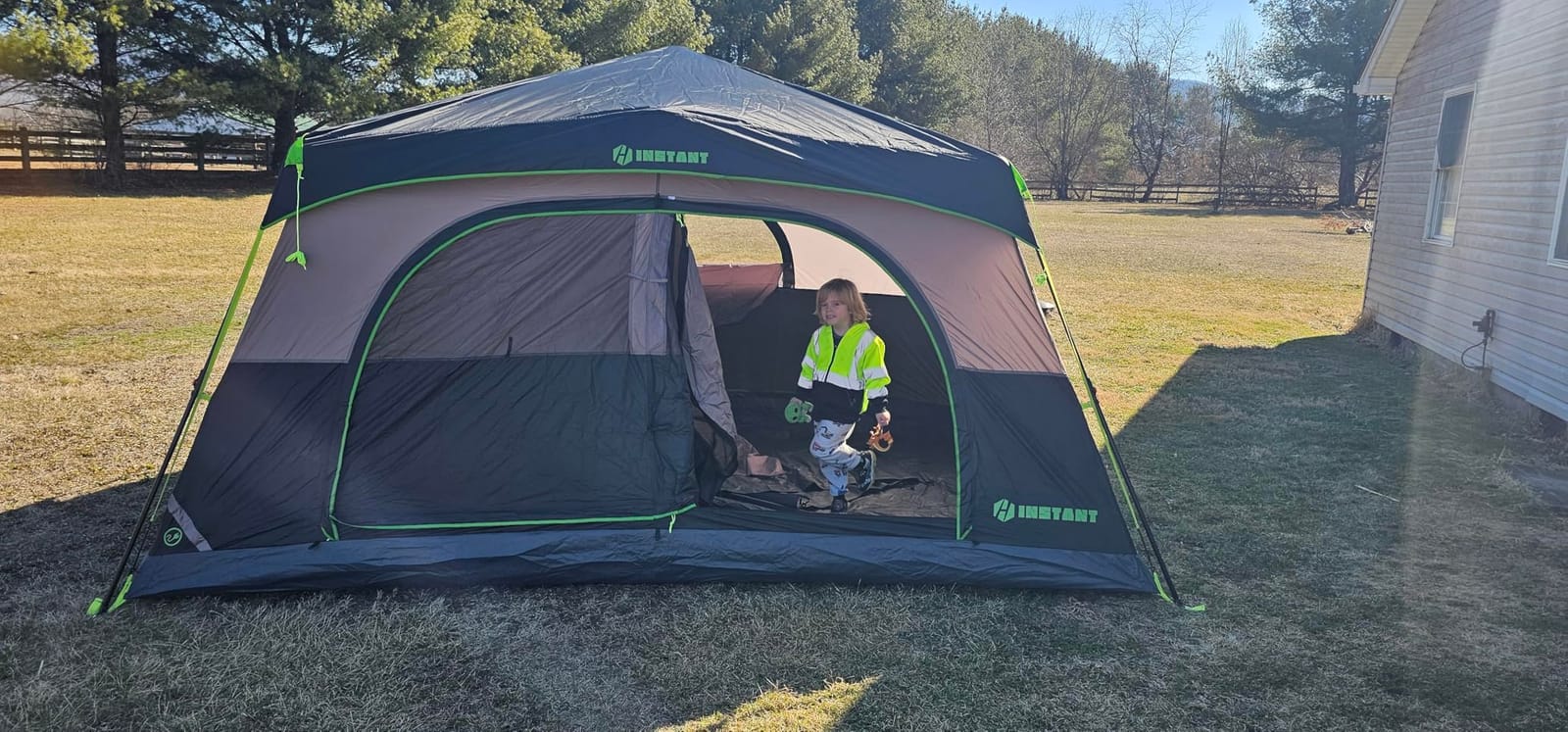 4/6/8/10 Person Instant Tent,Pop Up Tents for Camping with Rainfly customer photo 1