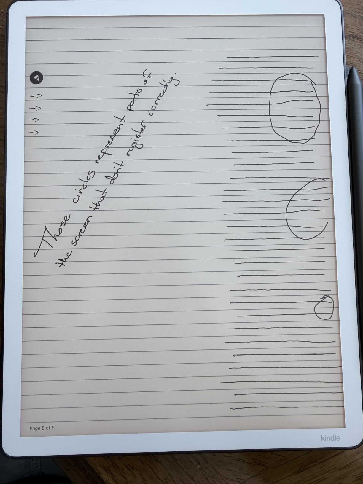 Amazon Kindle Scribe 32GB (newest model) — 11” paper-like display with front light — One notebook to replace them all — Write in notebooks, documents, and books. Includes Premium Pen - Graphite customer photo 1