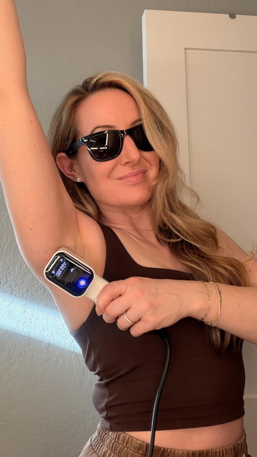Nood Flasher Pro | IPL Laser Hair Removal Device, Forbes Best Product 2026 | Clinical-Grade Permanent Results At Home, CryoSoothe Tech with 5 Power Settings, Pain-Free 10 Min Sessions, Works Everywhere customer photo 2
