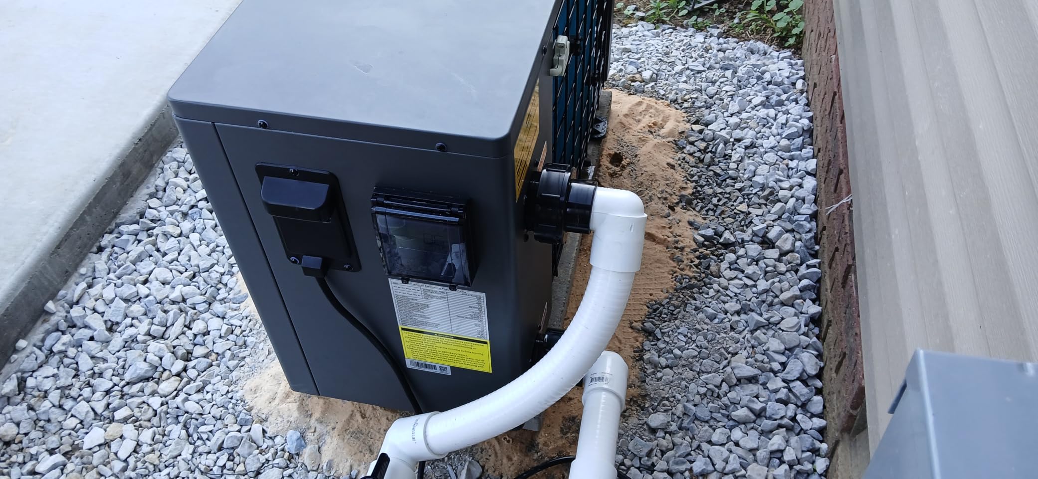 30,000 BTU Electric Above Ground Pool Heater for 8,000 Gallon | Swimming Pool Heat Pump For Inground Pools With High Efficiency COP 5.8 110V 60Hz Heating or Cooling WiFi Control customer photo 2