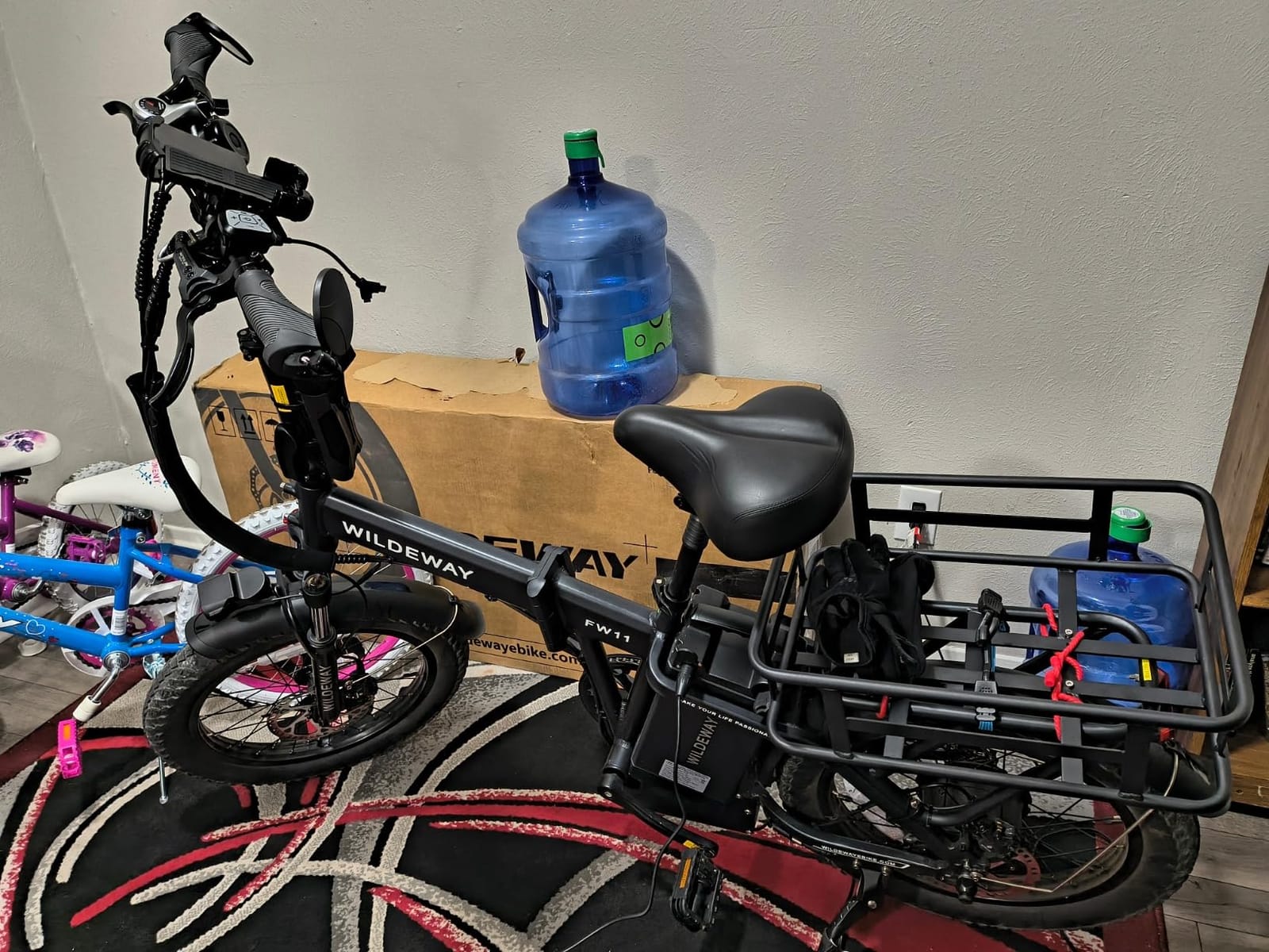 Wildeway 2300W Dual Motor Electric Bike SummitX 32Ah/60Ah Battery E-Bike 90 Miles Long Range 28MPH Foldable 20x4.0 Fat Tire Ebike for Adult Hydraulic Brake Delivery Commuting Bicycle 2 Seat customer photo 2