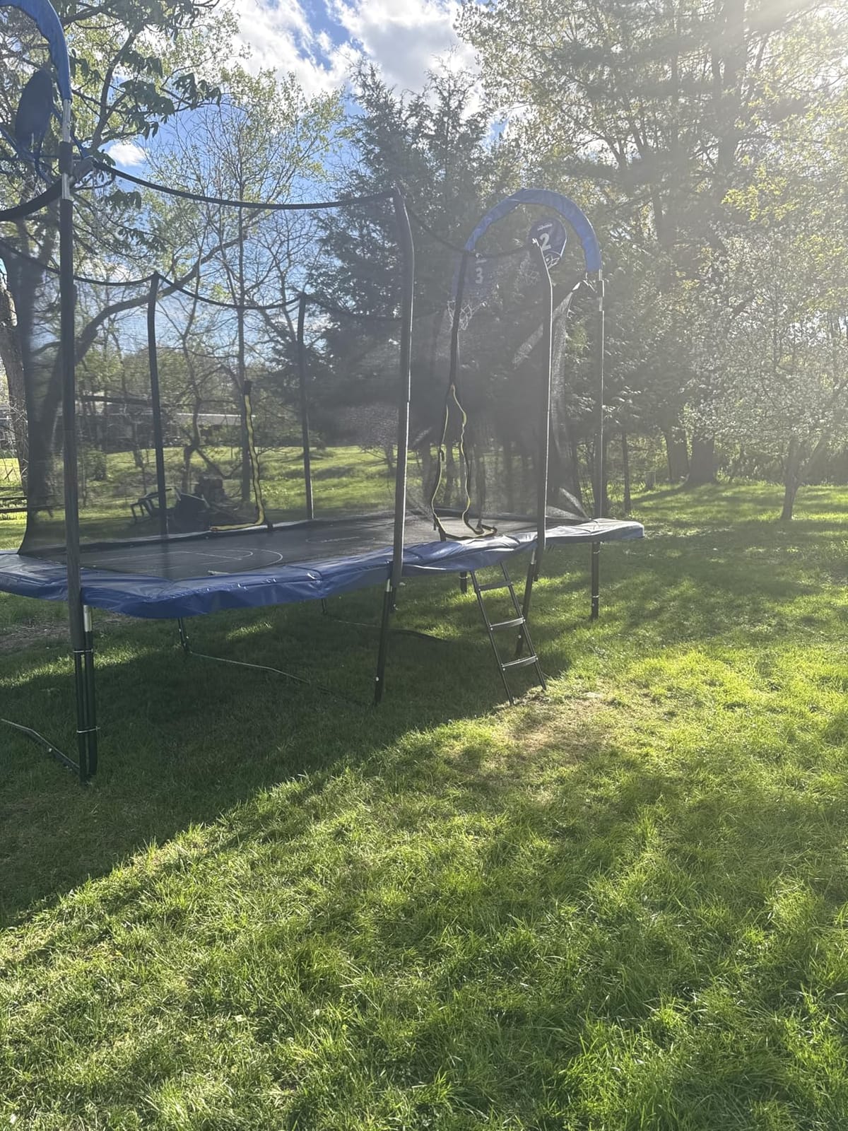 Zupapa Rectangular Trampoline 10x17FT 9x15FT 8x14FT, 1800LBS Weight Capacity Outdoor Large Gymnastics Trampoline, Heavy-Duty Square Tumbling Trampoline for Family Backyard Exercise customer photo 1