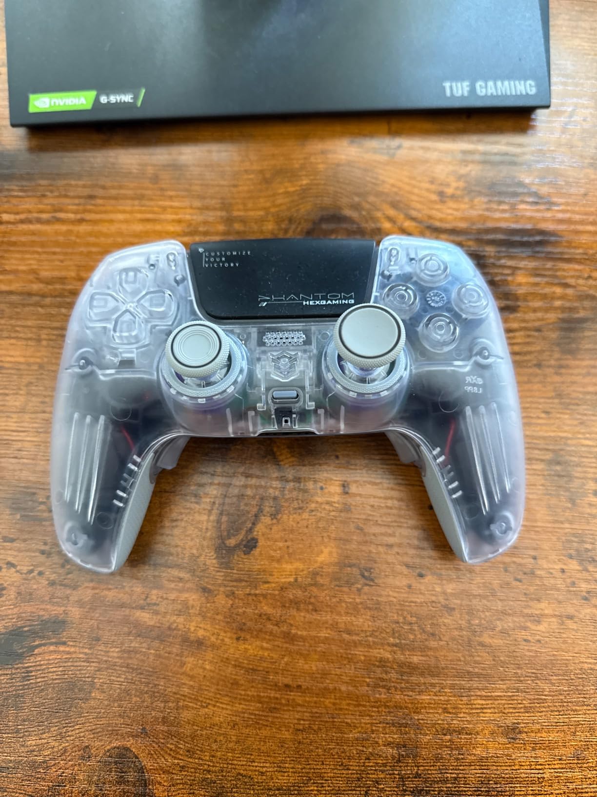 HEXGAMING PHANTOM Wireless Controller Compatible with ps5, Orochi customer photo 2