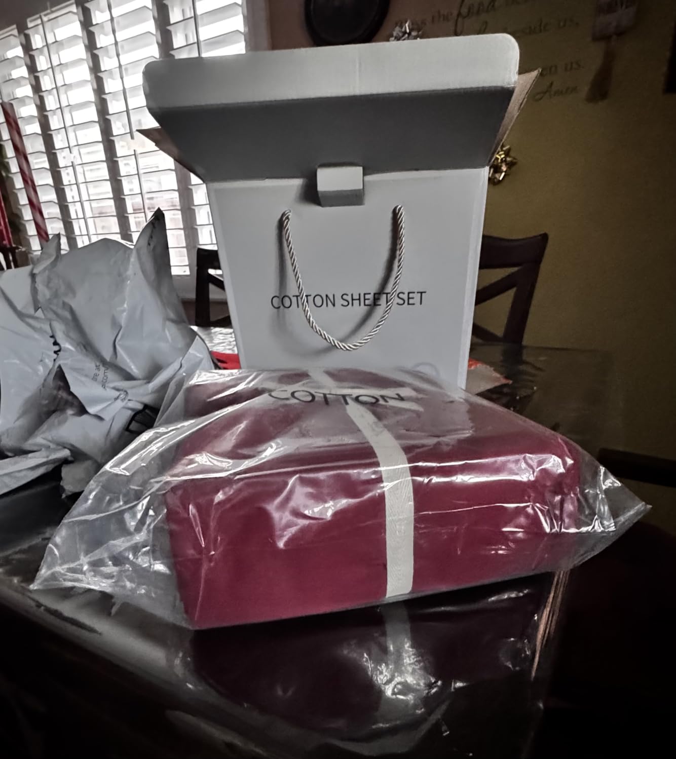 Shilucheng 100% Egyptian Cotton Queen Size Sheets Set (White, Queen) customer photo 1