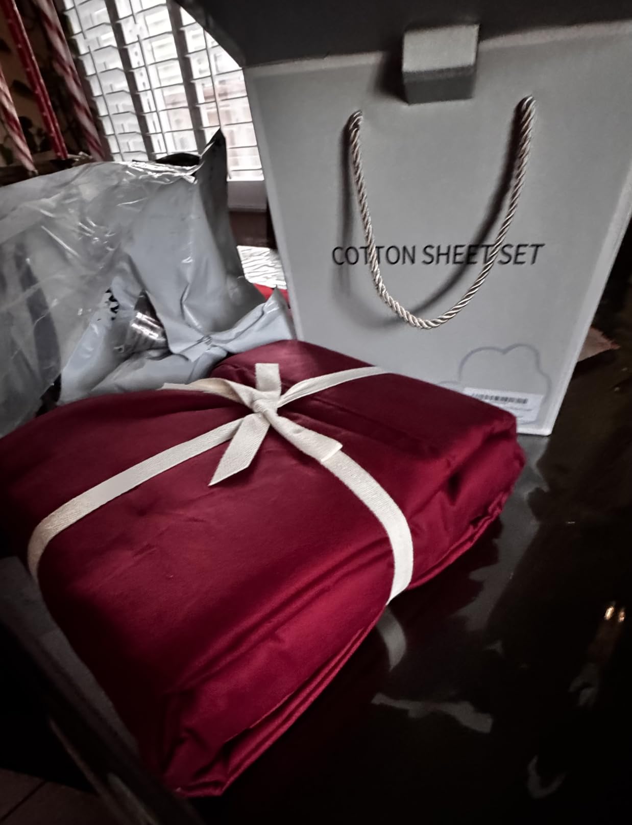 Shilucheng 100% Egyptian Cotton Queen Size Sheets Set (White, Queen) customer photo 2