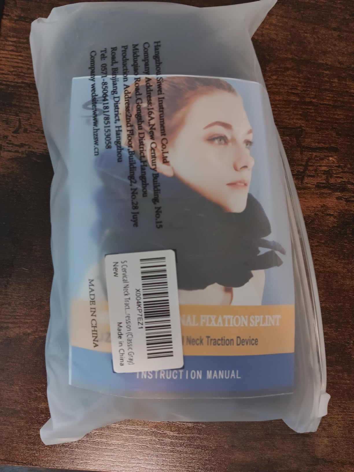 Cervical Neck Traction Device for Instant Neck Pain Relief - Inflatable & Adjustable Neck Stretcher Neck Support Brace, Neck Traction Pillow for Home Use Neck Decompression (Classic Gray) customer photo 2